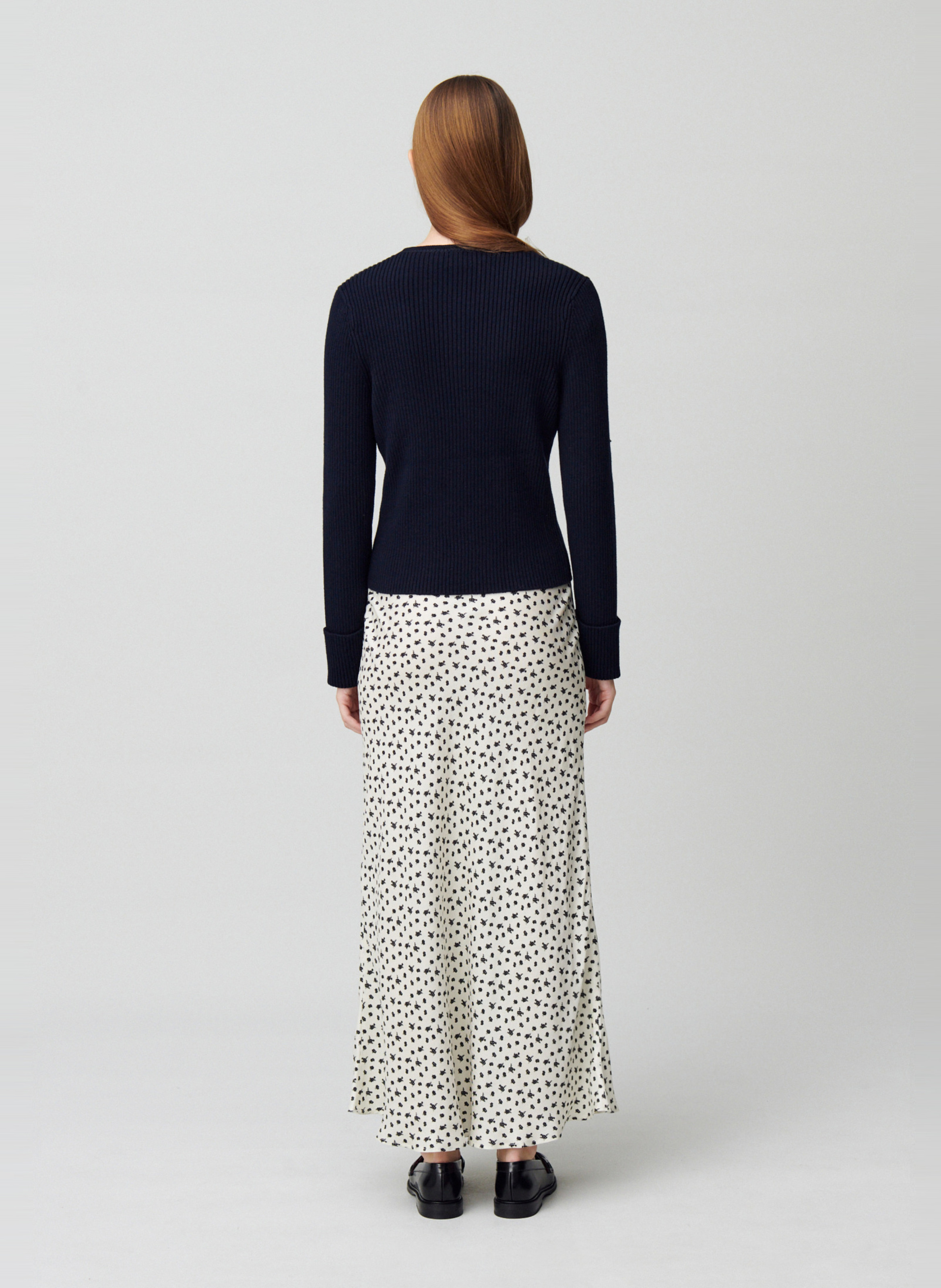 Cardigan droit col rond CLAUDIE PIERLOT Bleu