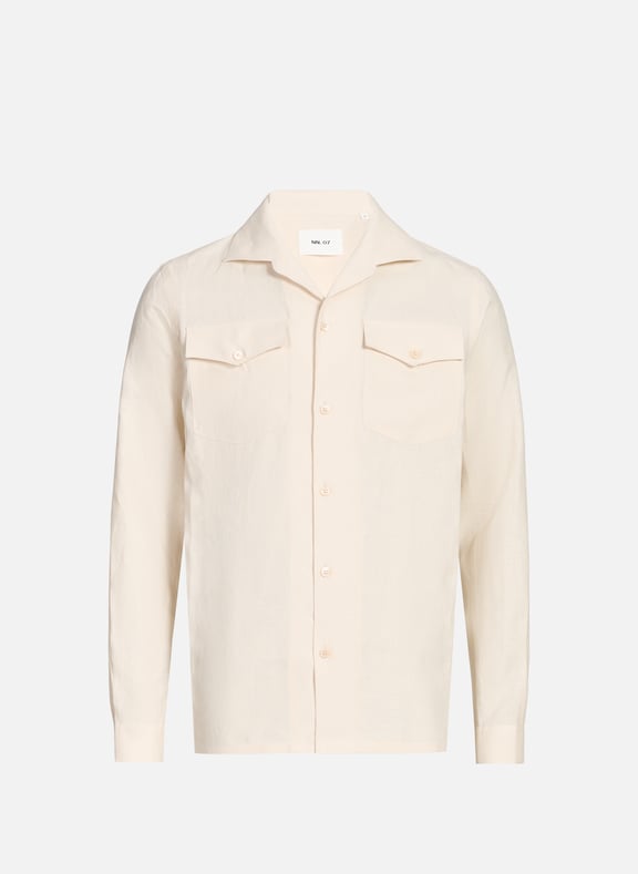 Linen shirt Beige by NN.07 NN.07 Linen shirt Beige