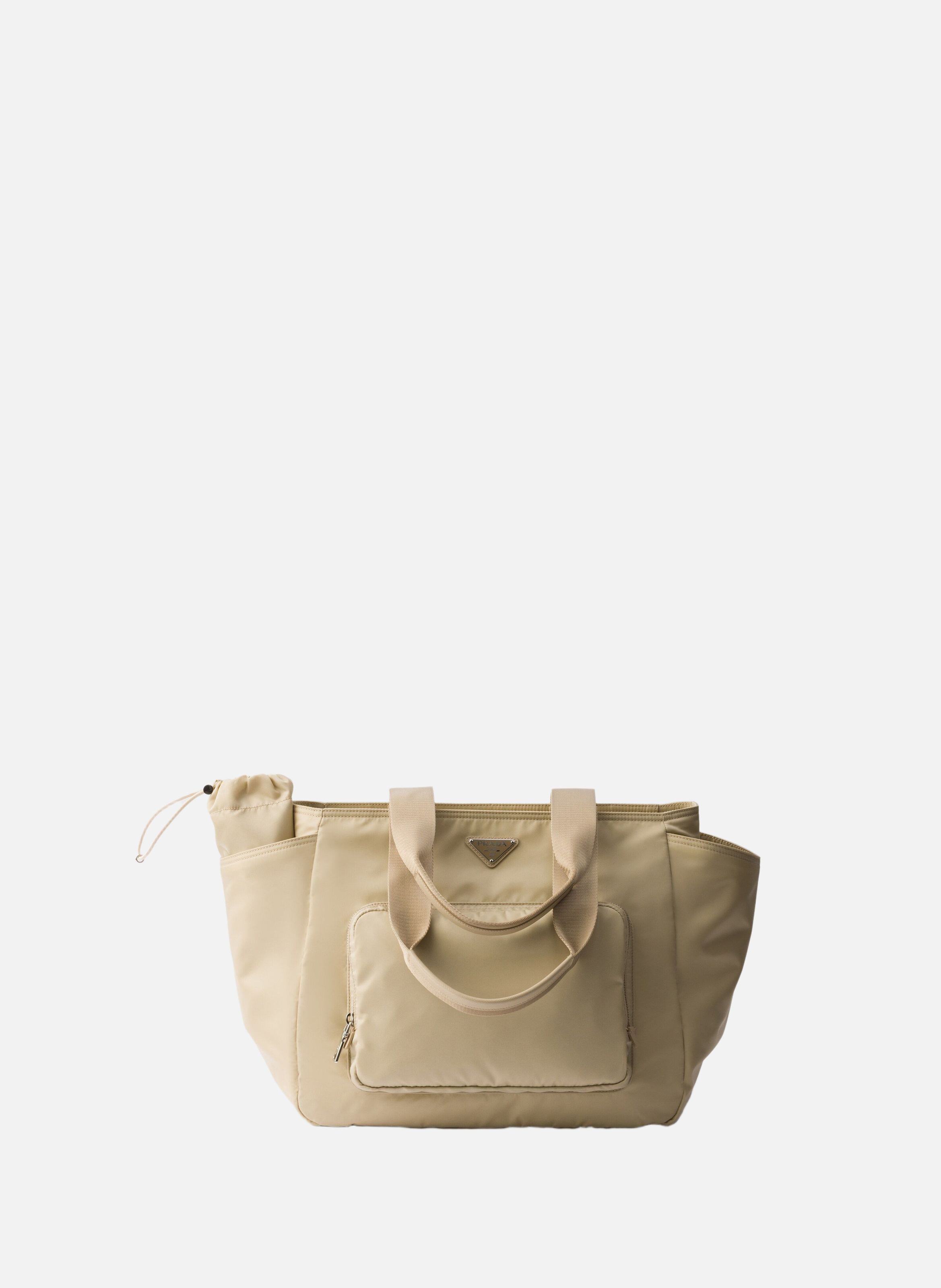 Sac à langer en re-nylon prada PRADA Beige