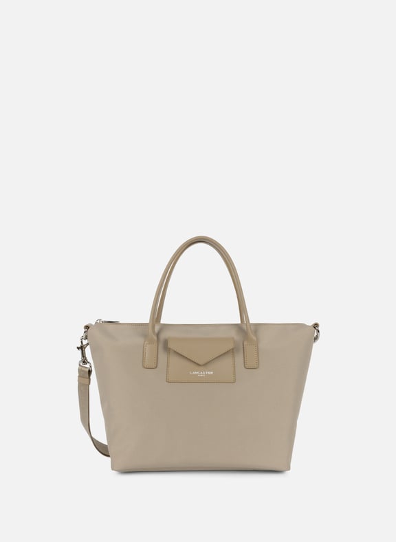 Sac cabas main - smart kba Gris by LANCASTER LANCASTER Sac cabas main - smart kba Gris