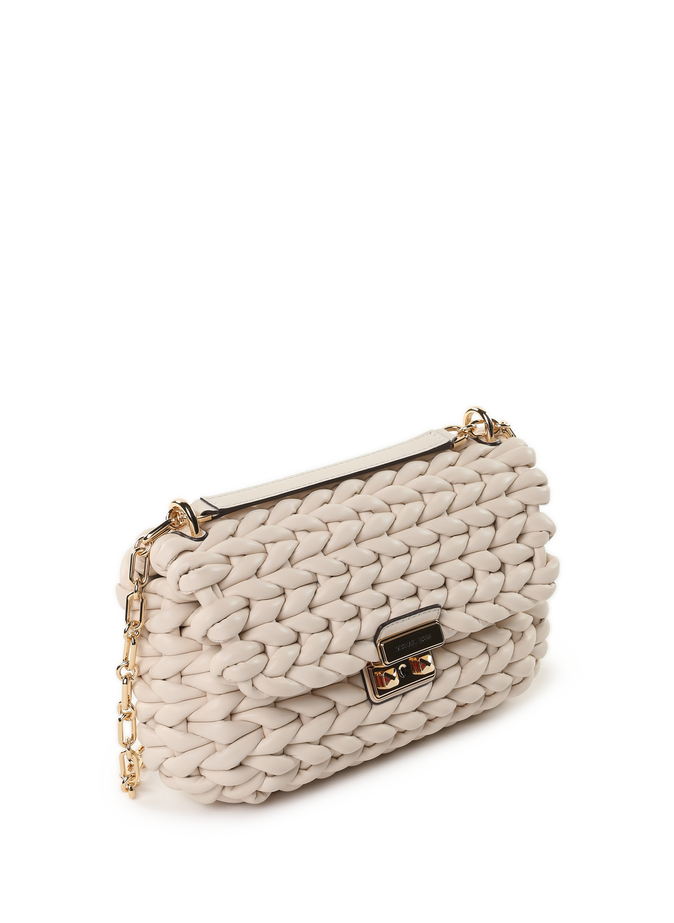 Textured leather handbag  MICHAEL KORS White