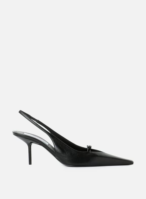 Sling-back en cuir Noir by VICTORIA BECKHAM VICTORIA BECKHAM Sling-back en cuir Noir