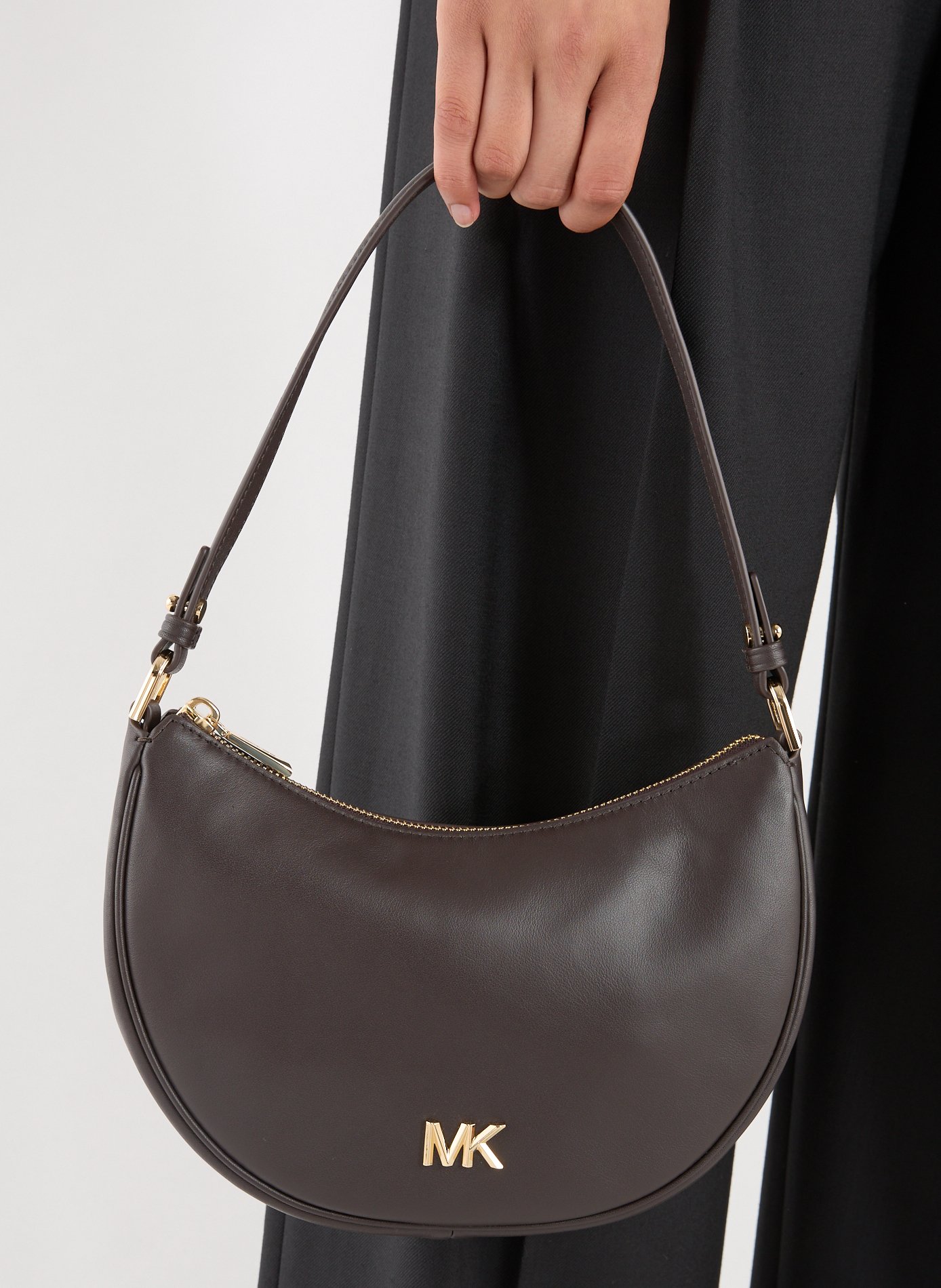 Sac à main en cuir  MICHAEL KORS Marron