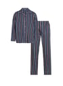 Ensemble de pyjama à rayures en coton | Bleu by EMINENCE EMINENCE Ensemble de pyjama à rayures en coton | Bleu