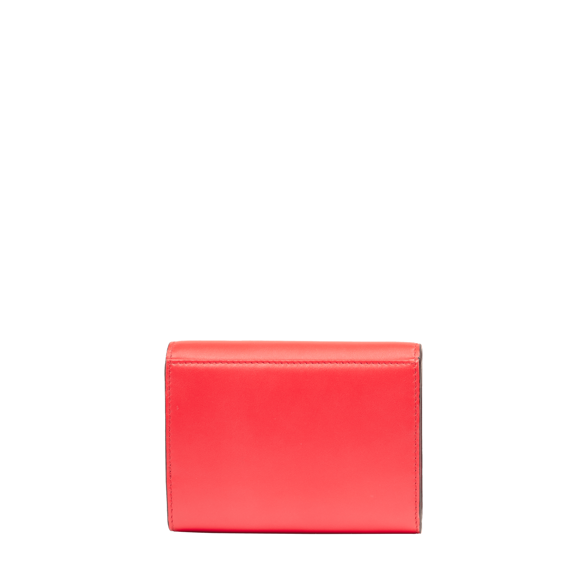 Portefeuille rectangulaire rabat angèle de lancel en cuir LANCEL Rouge