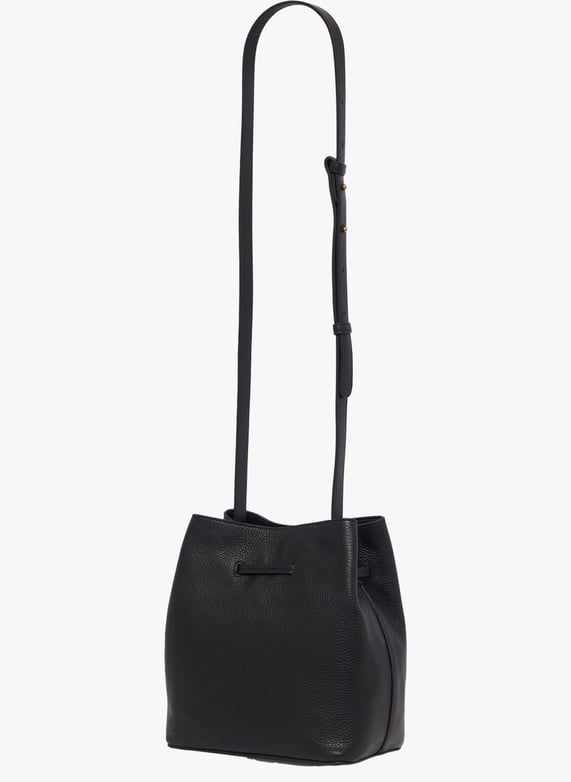 Sac seau en cuir mini saxo Noir Gerard darel Femme