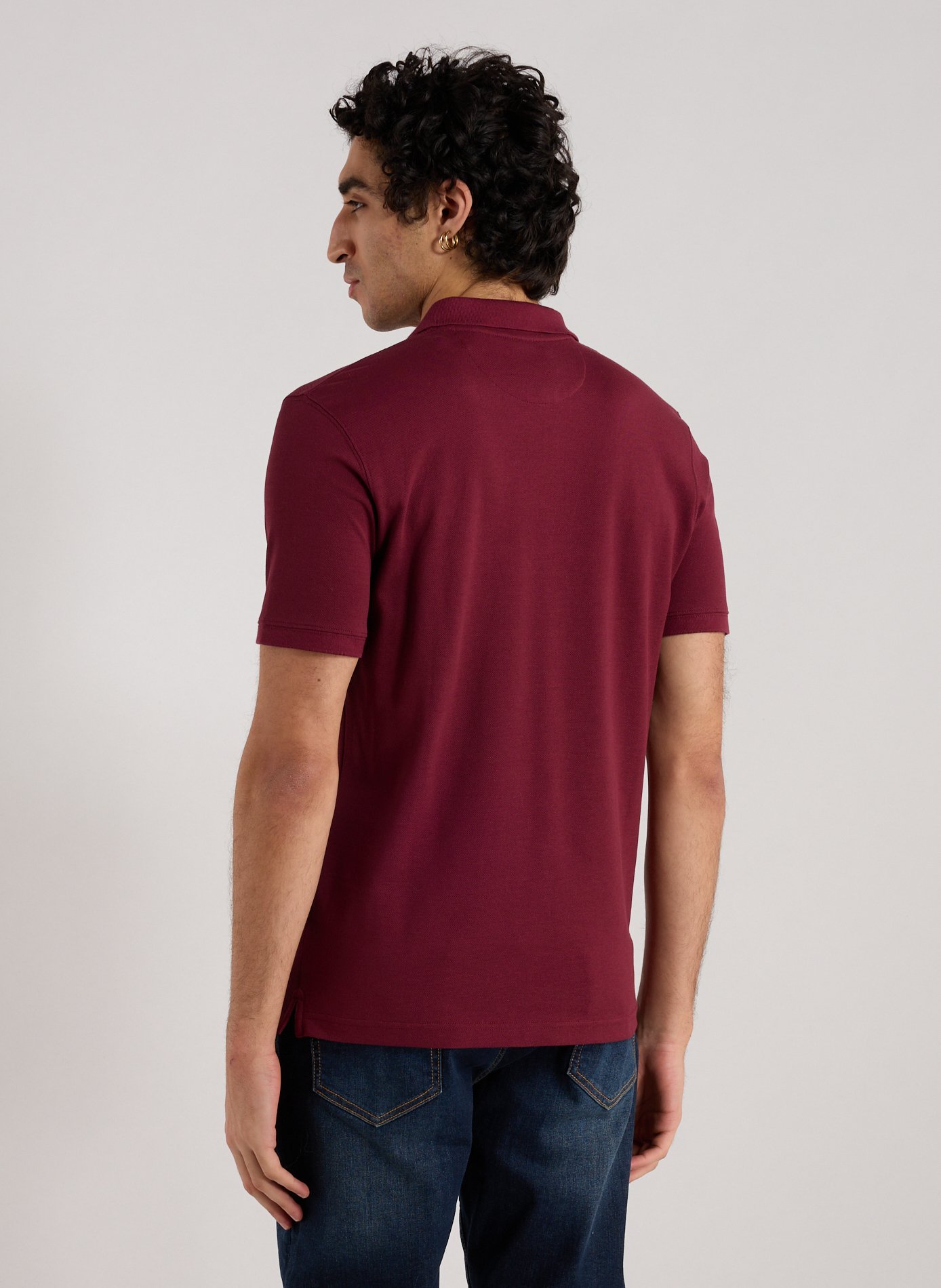 Polo en coton piqué  EDEN PARK Rouge