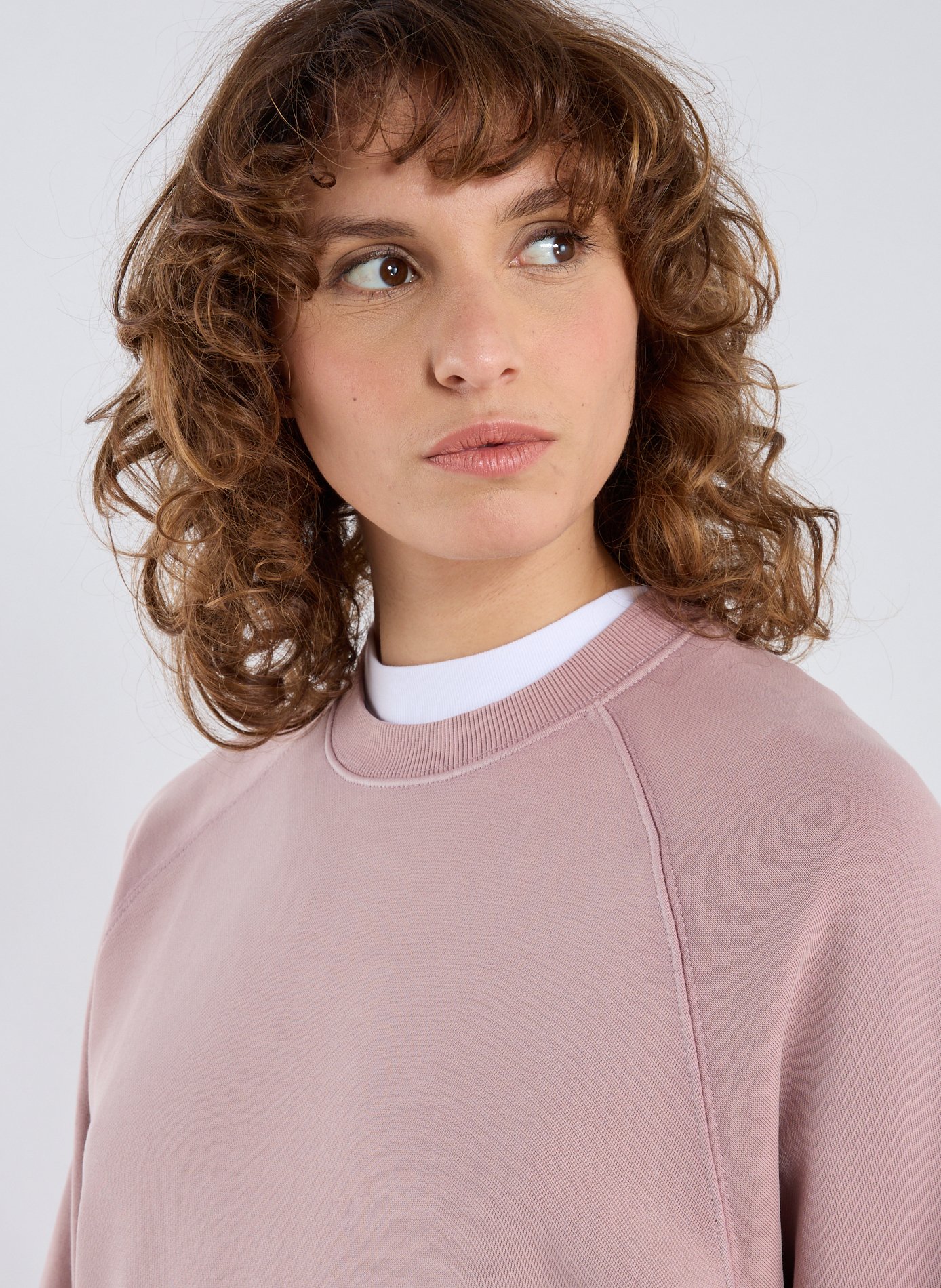 Sweatshirt en coton CARHARTT WIP Rose