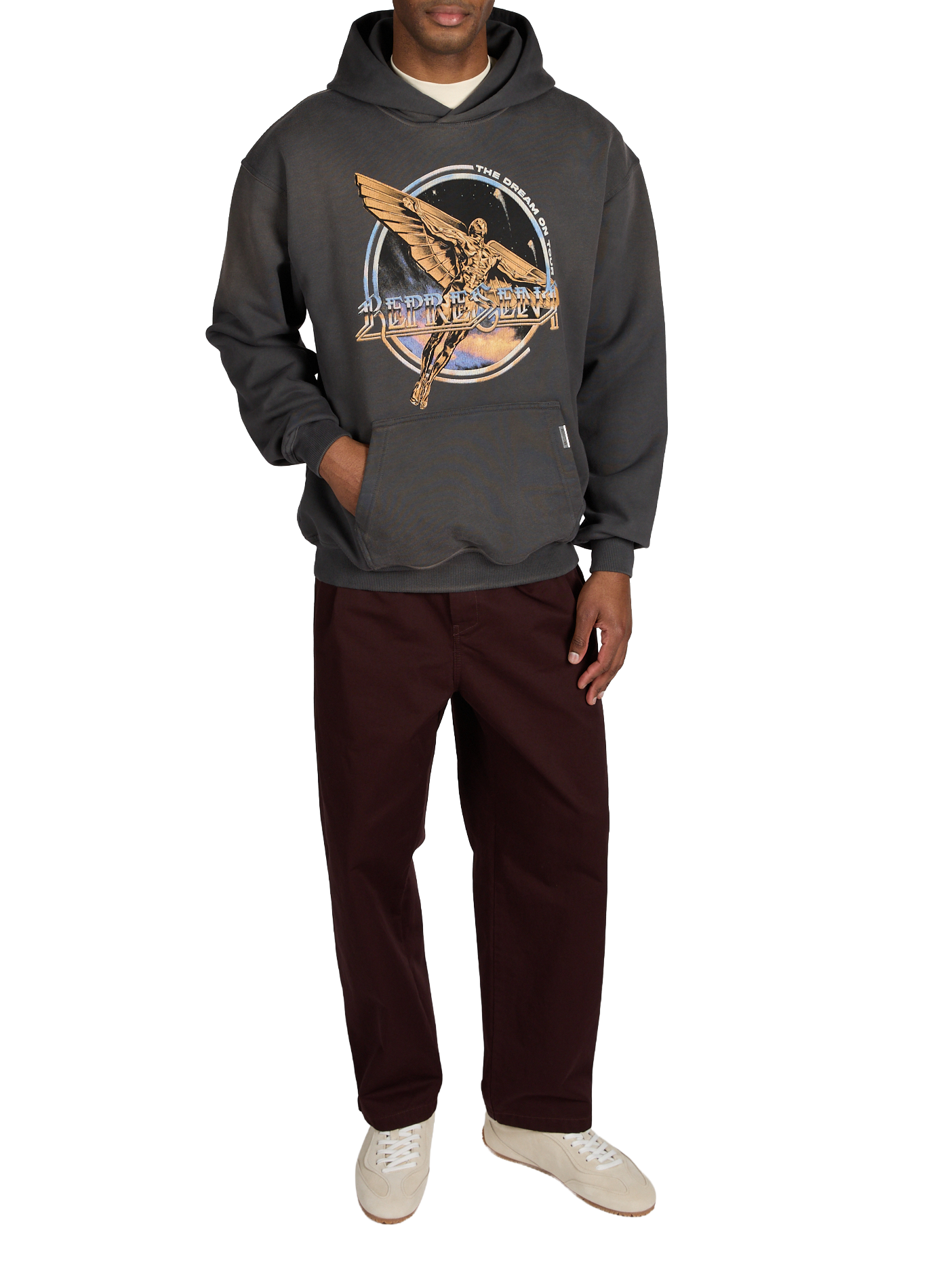 Pantalon Merrick en coton Marron