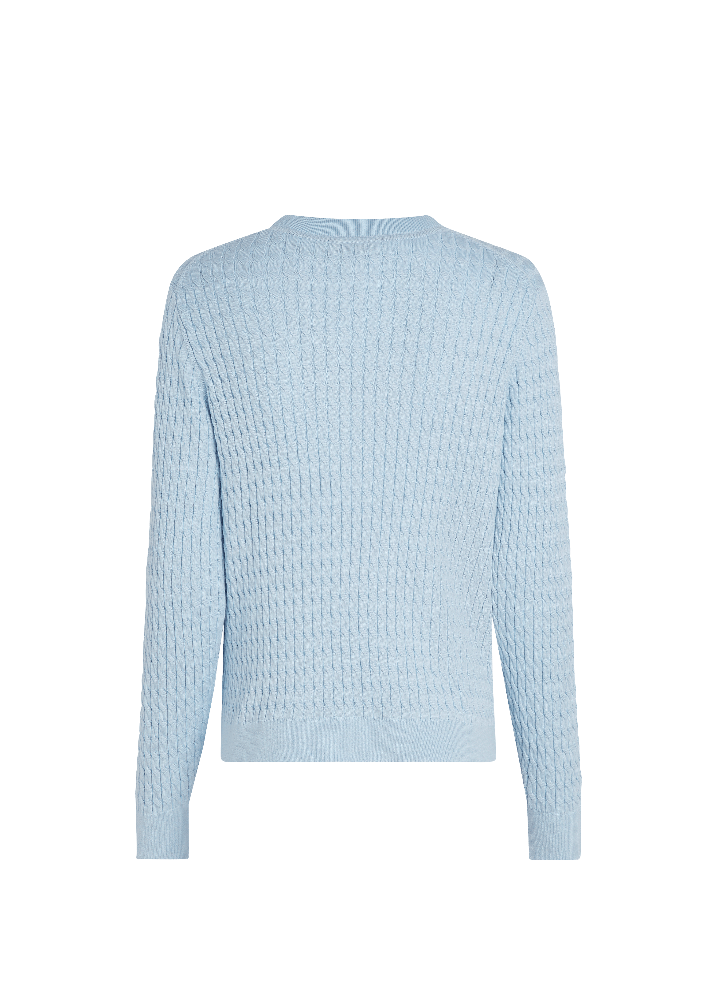 Cable-knit cotton Jumper TOMMY HILFIGER Blue