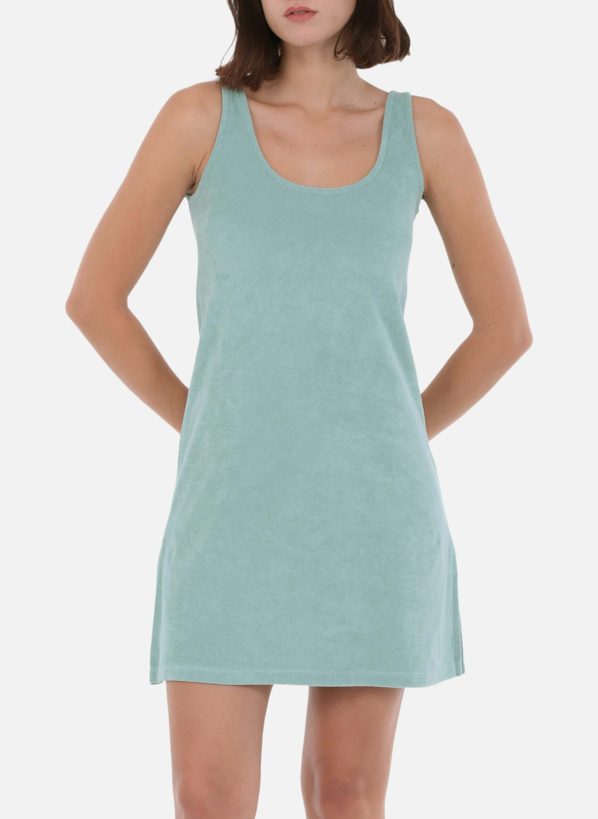 Robe vert amande en éponge GILI'S Vert