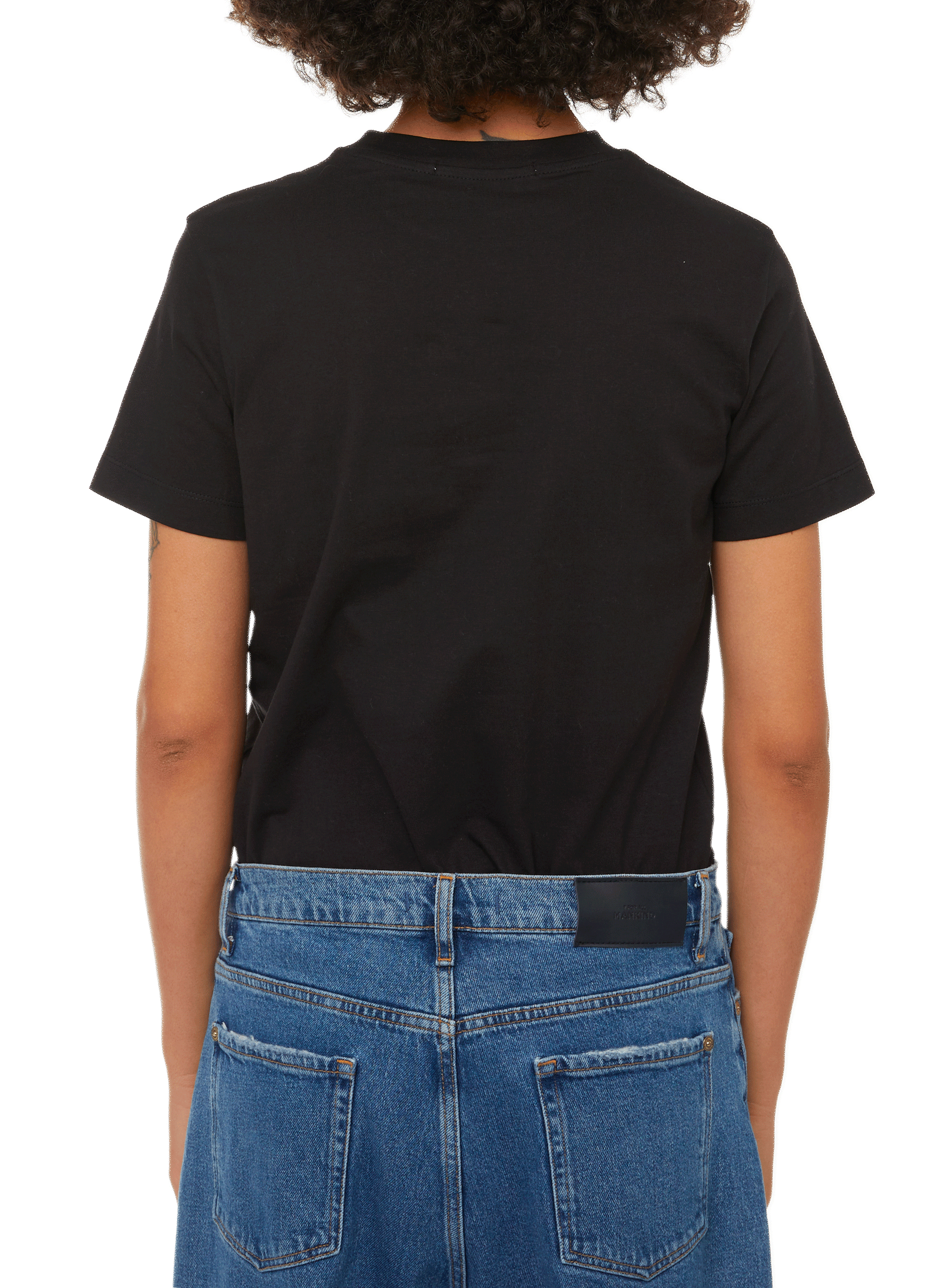 T-shirt en coton organique CALVIN KLEIN Noir