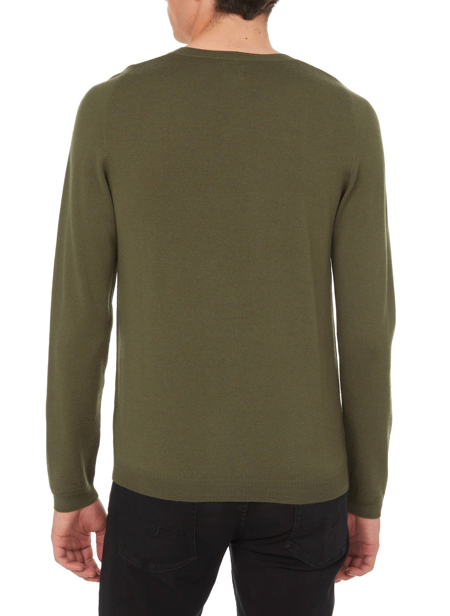 Merino wool jumper AU PRINTEMPS PARIS Green