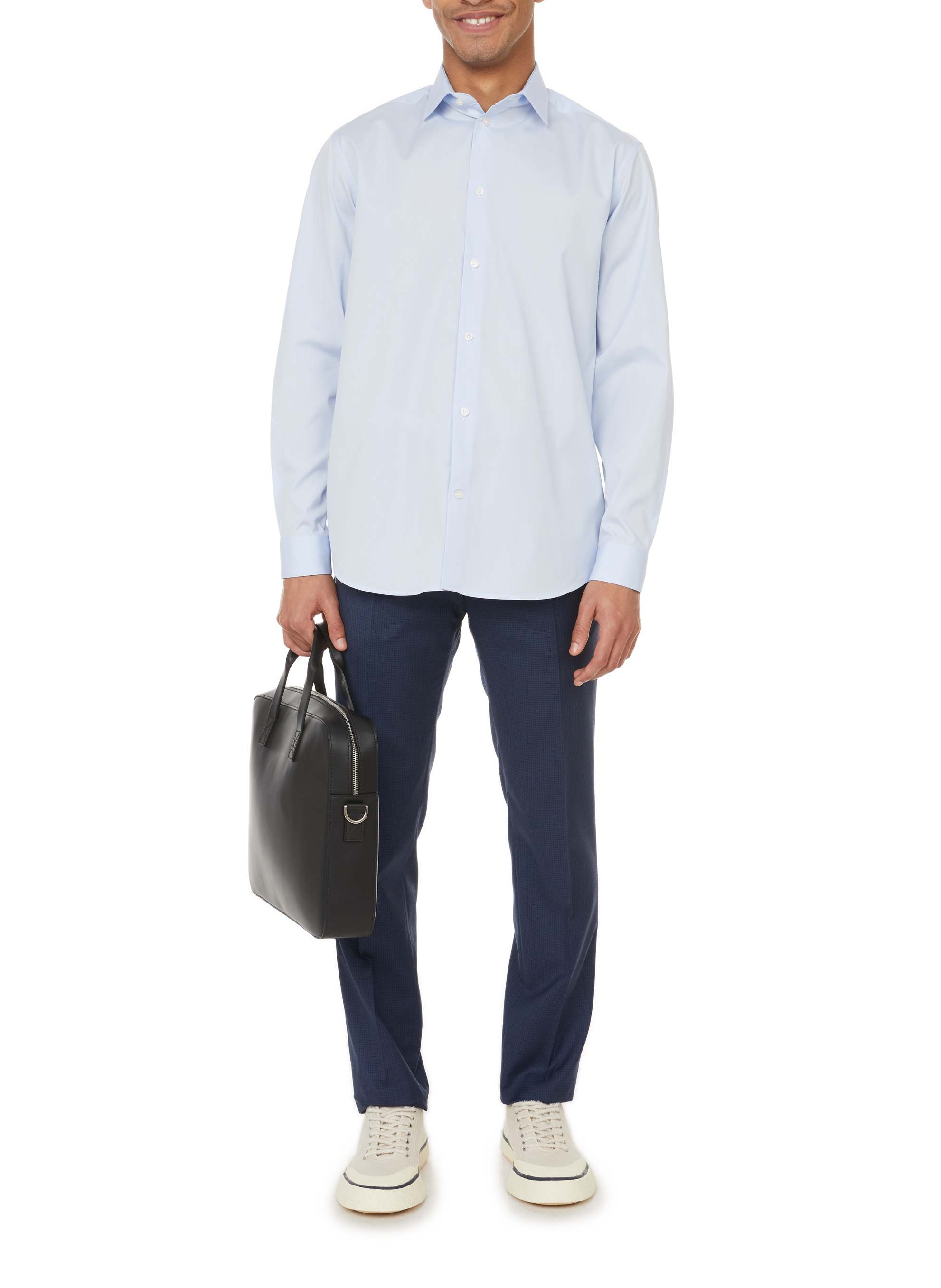 Cotton shirt AU PRINTEMPS PARIS Blue