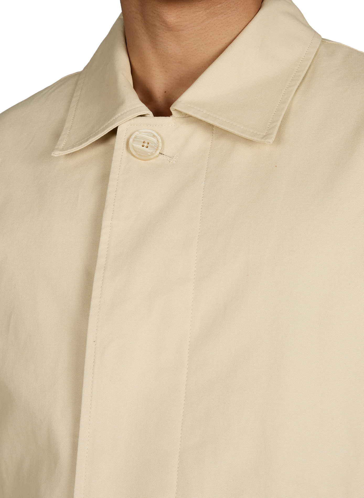 Long organic cotton coat NN.07 Beige