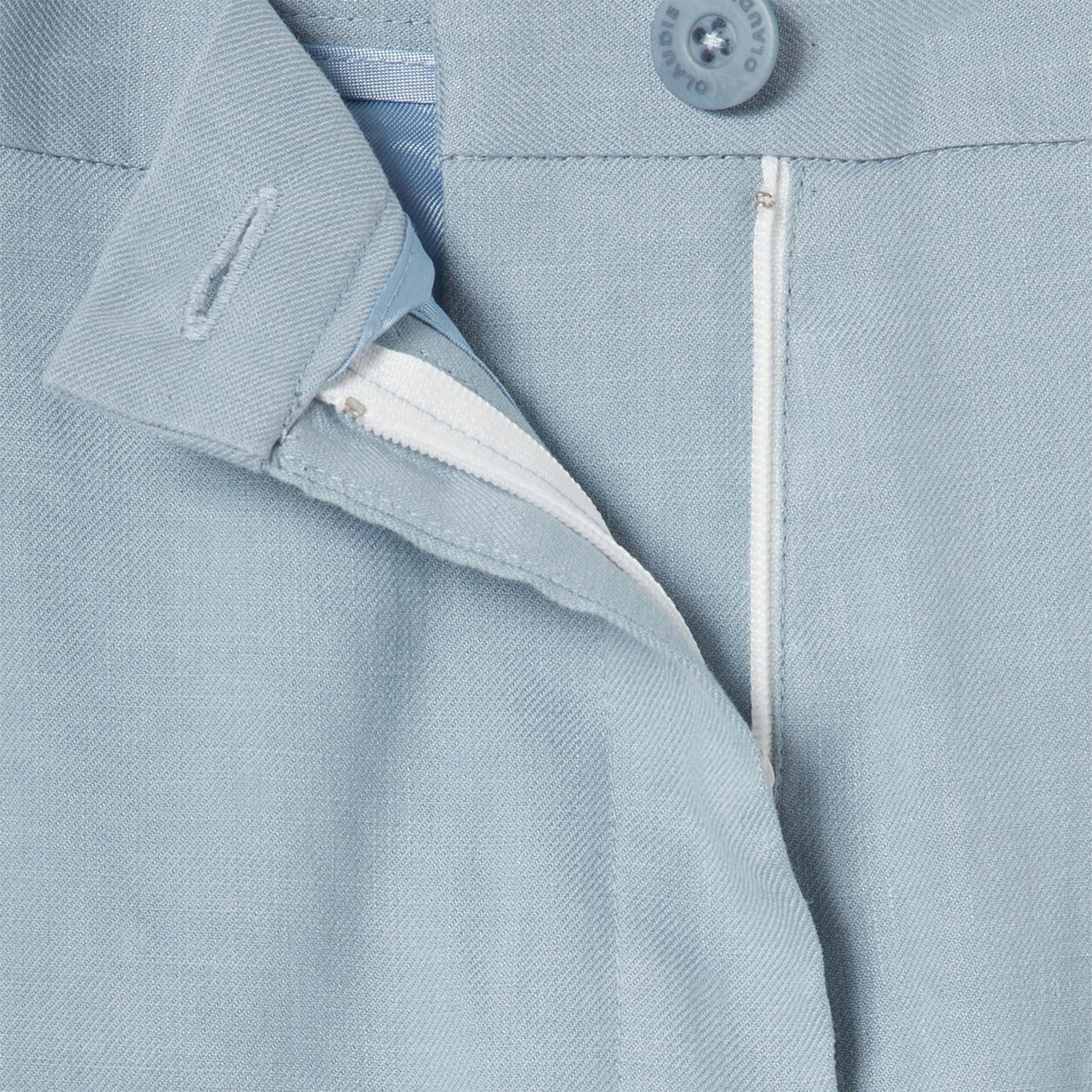 Pantalon droit taille haute uni CLAUDIE PIERLOT Bleu