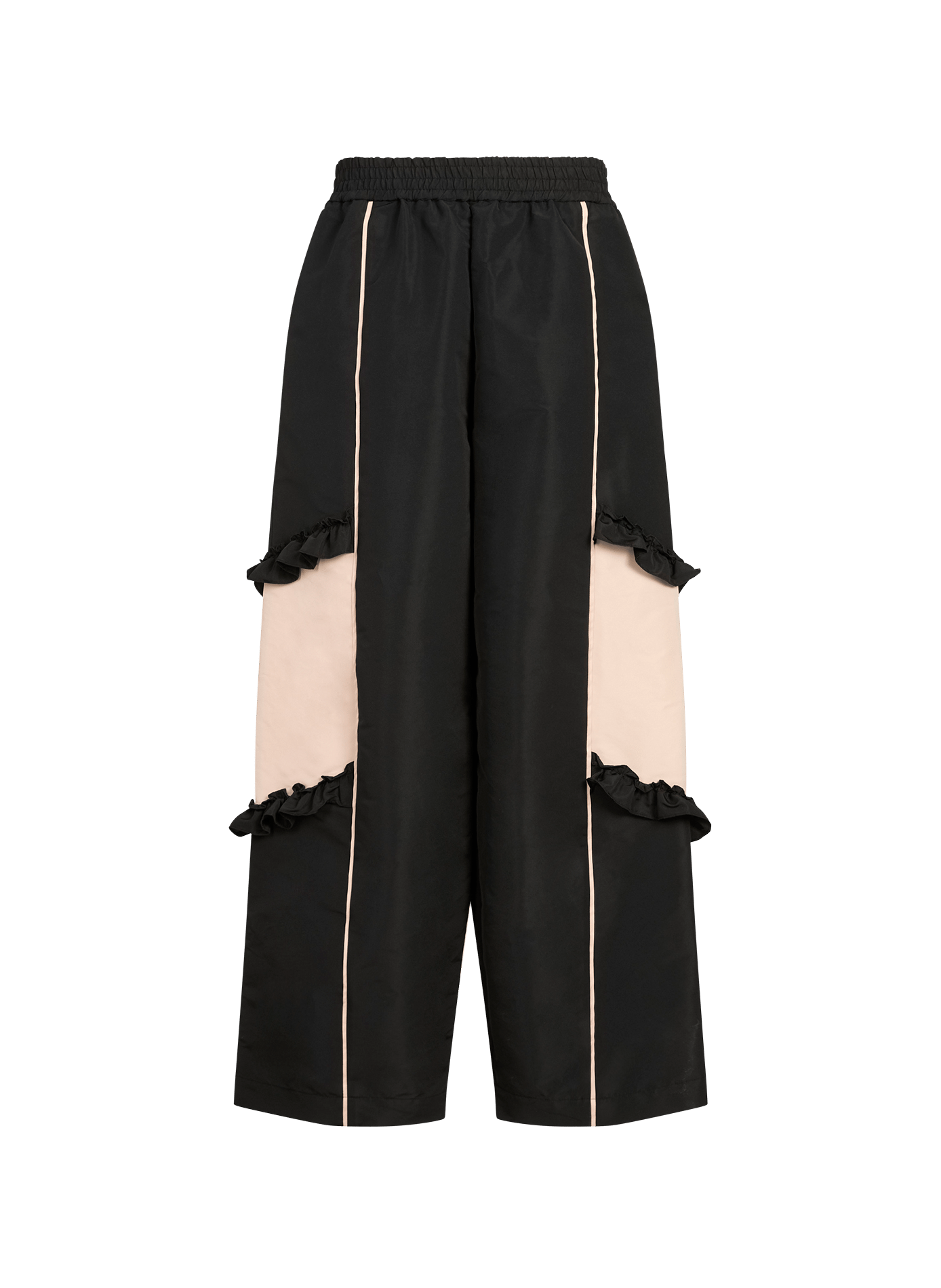 Pantalon large technique à volants SIMONE ROCHA Multicolore