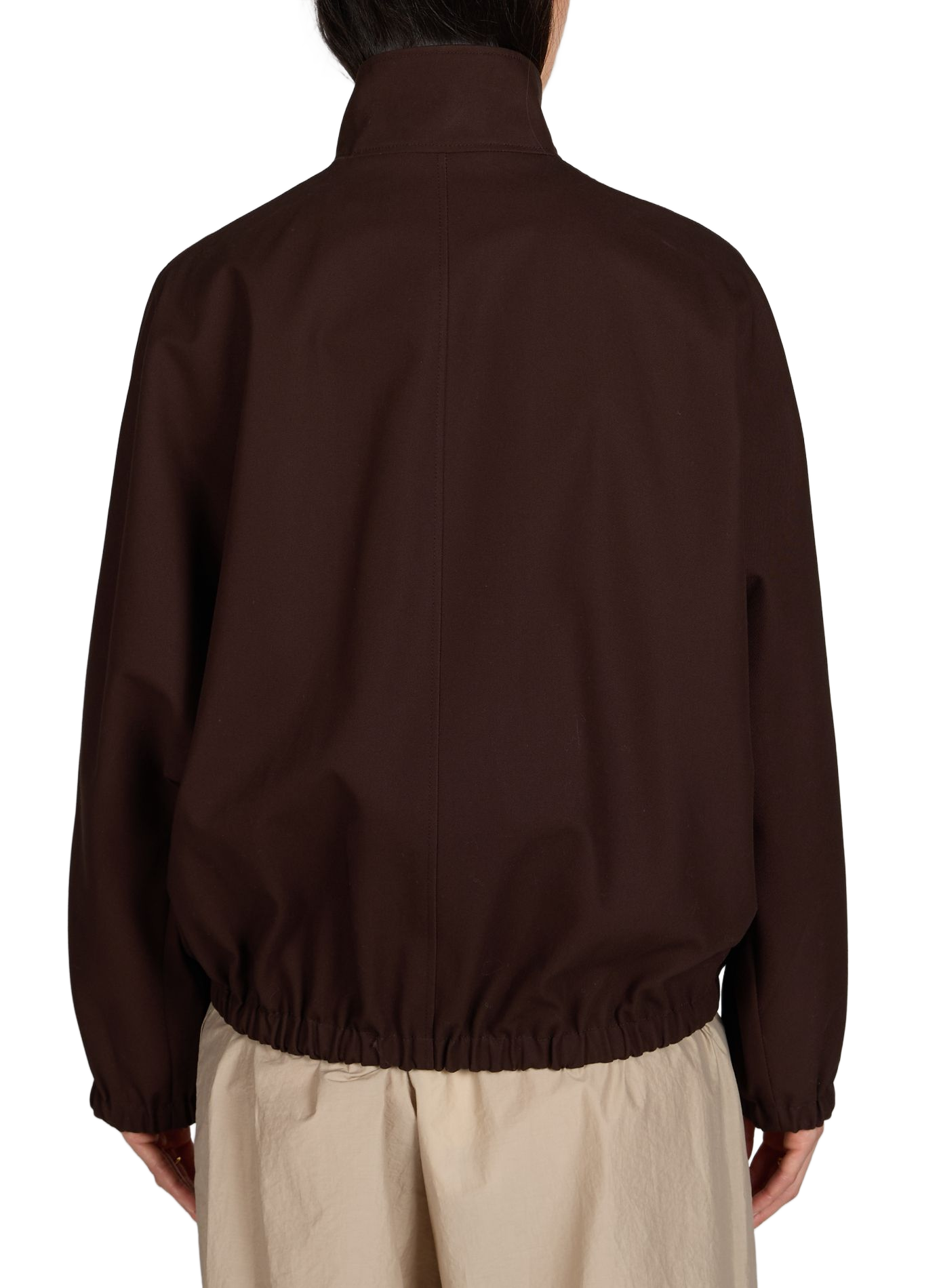 Veste bomber ample en coton mélangé COURRÈGES Marron