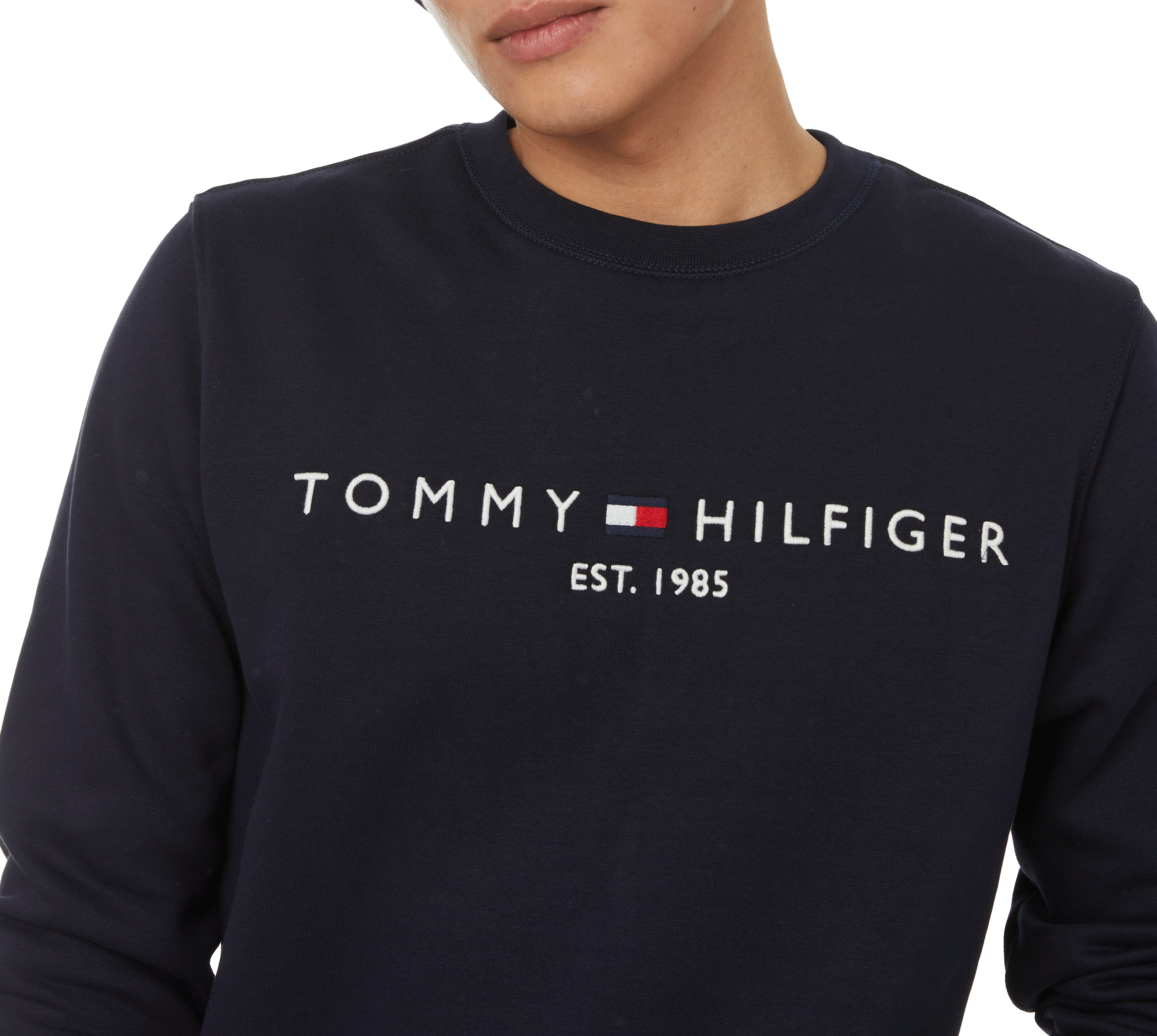 Mixed cotton sweatshirt TOMMY HILFIGER Blue