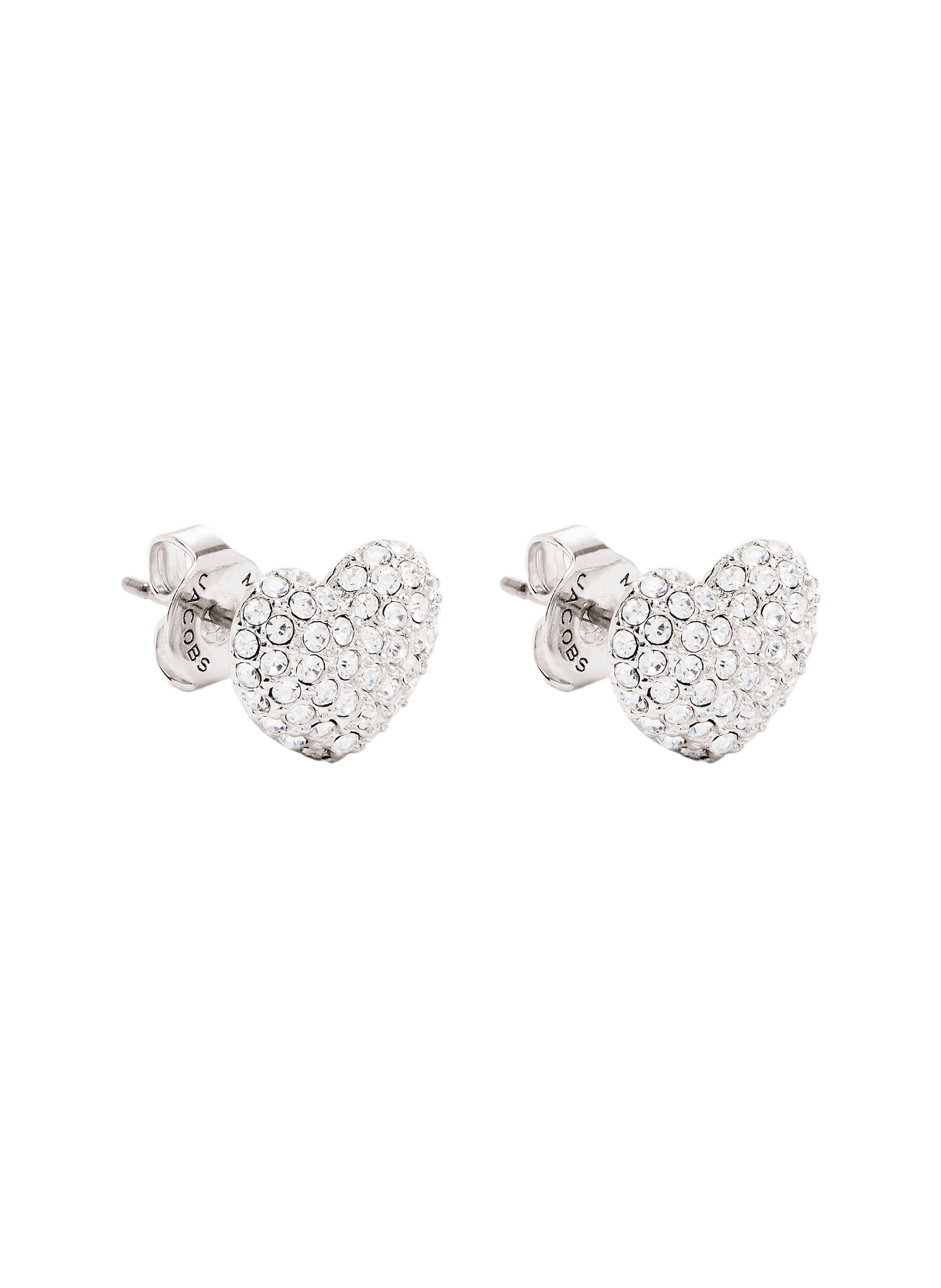 Boucles d'oreilles stud The Heart Pave MARC JACOBS Multicolore