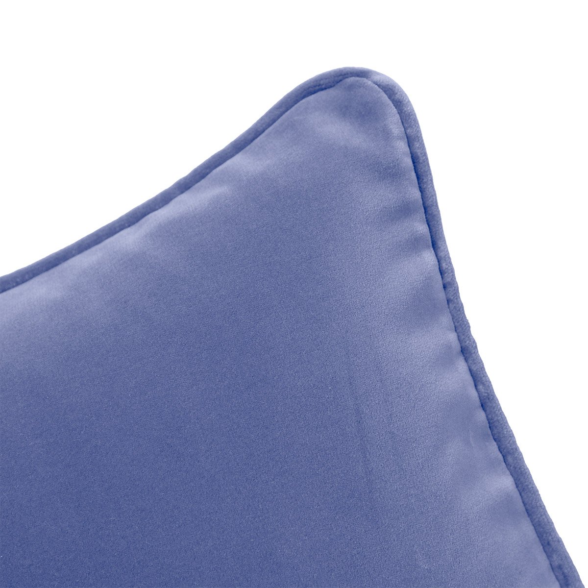 Housse de coussin en velours, divan YVES DELORME Bleu