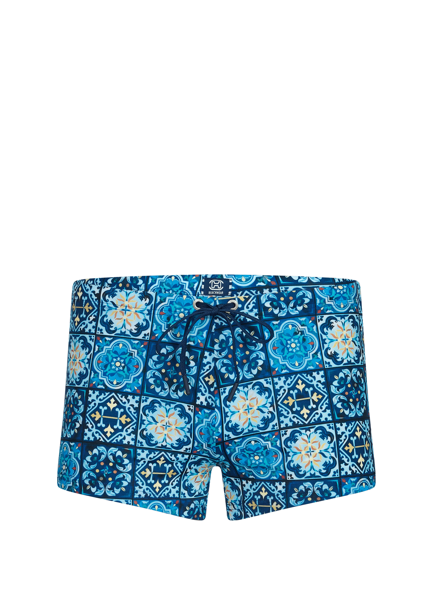 Bedruckte Badehose HOM Blau