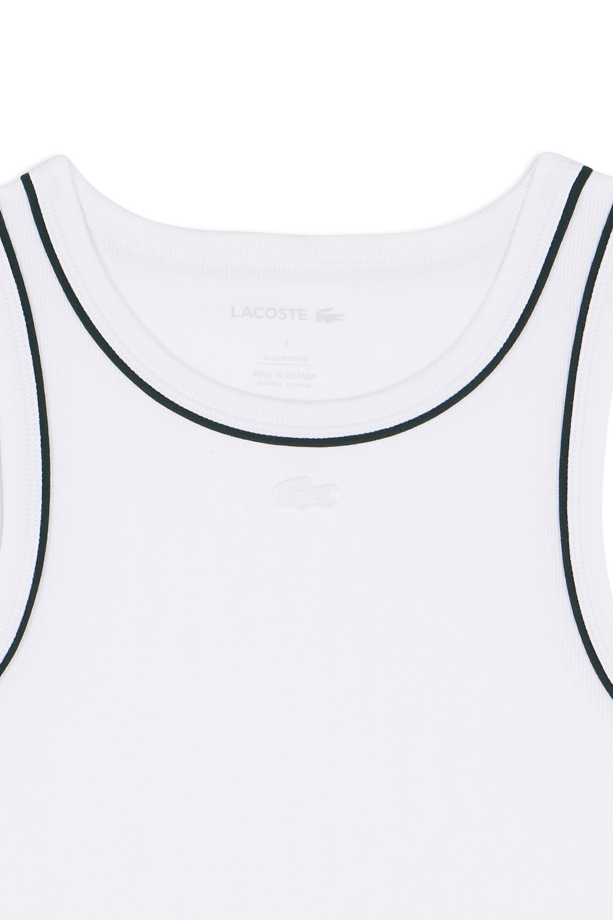 Ensemble de pyjama pyjamas sous-vetements LACOSTE Blanc