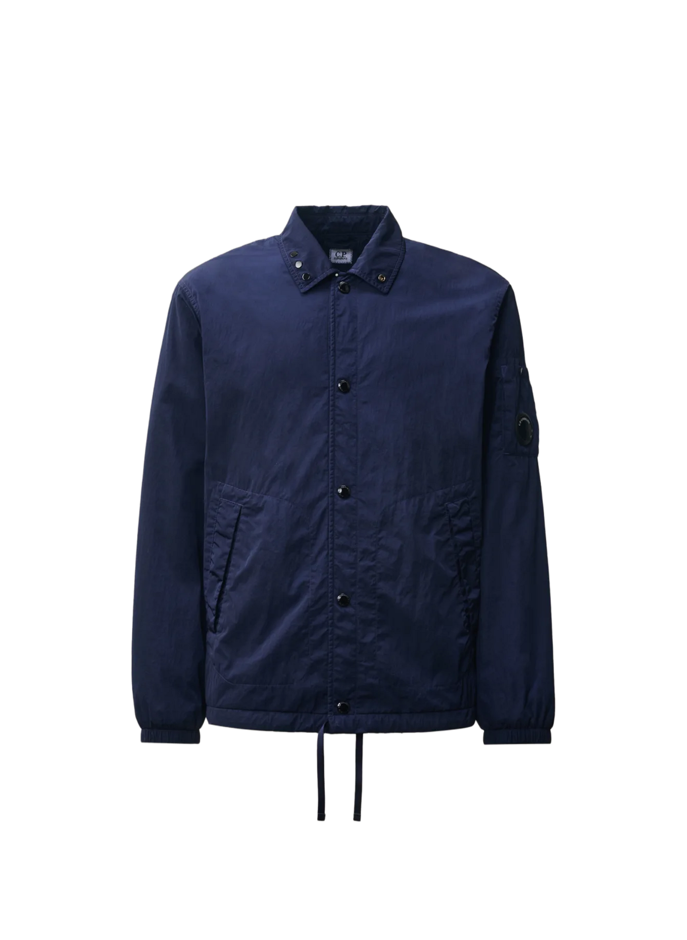 Jacket with embroidered logo CP COMPANY Blue