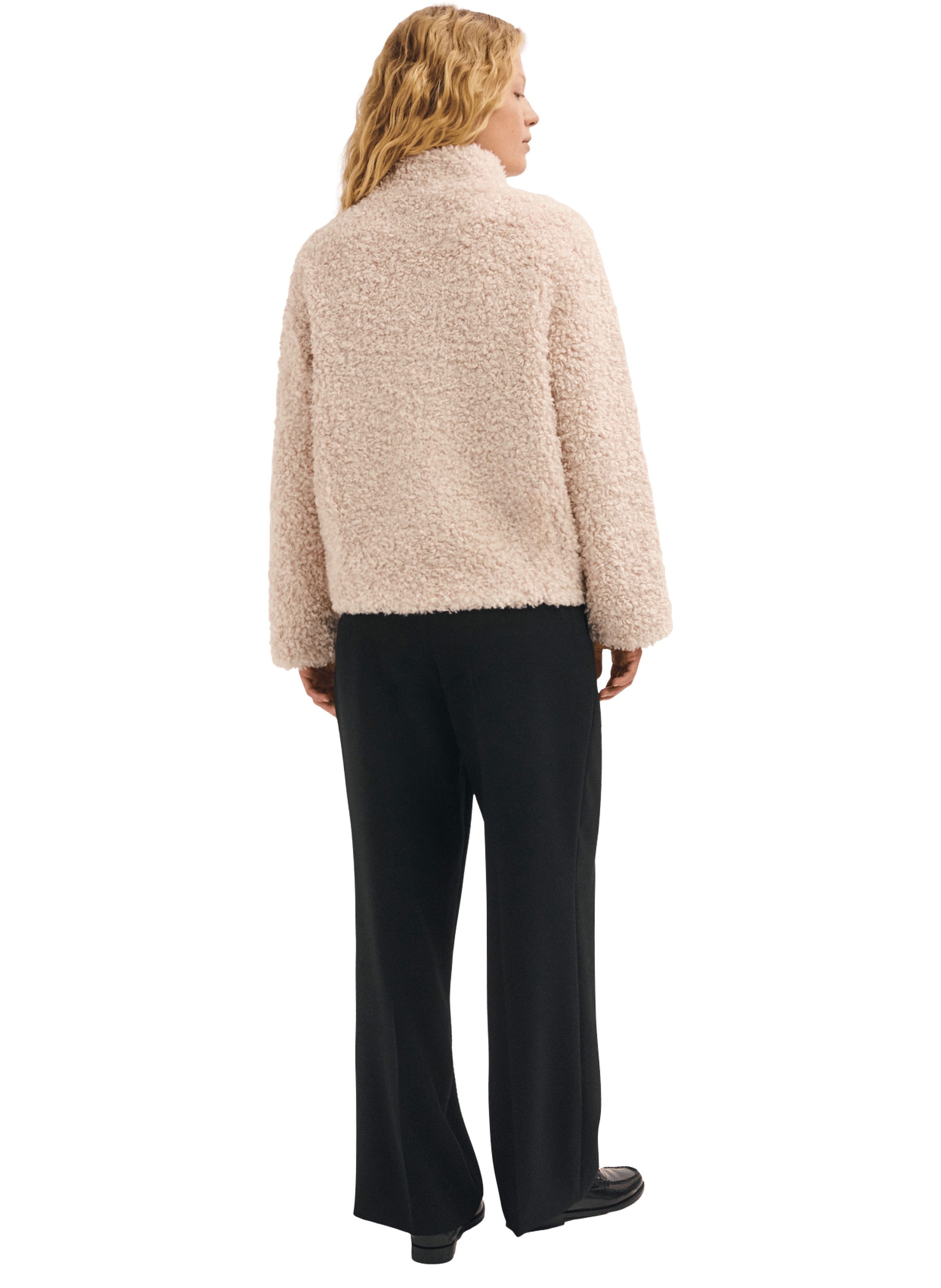 Manteau court en fausse fourrure - amil PABLO Beige