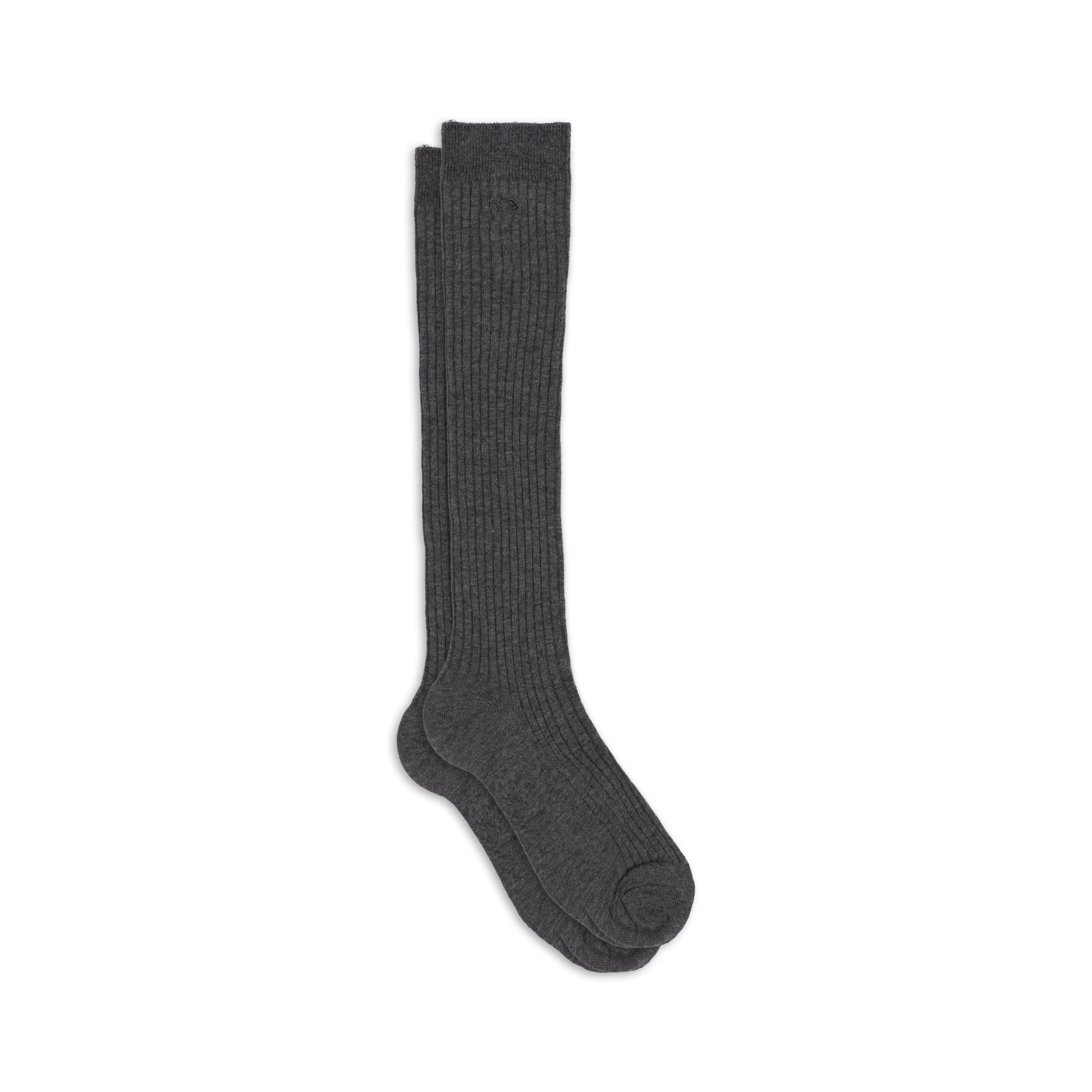 Chaussettes en coton peigné hautes BILLYBELT Gris