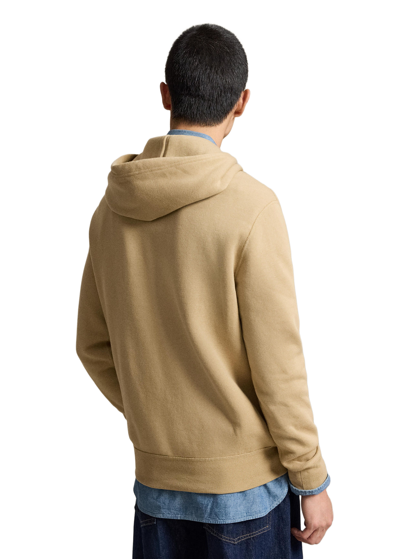 Baumwollkapuzenpullover | Khaki POLO RALPH LAUREN Herren
