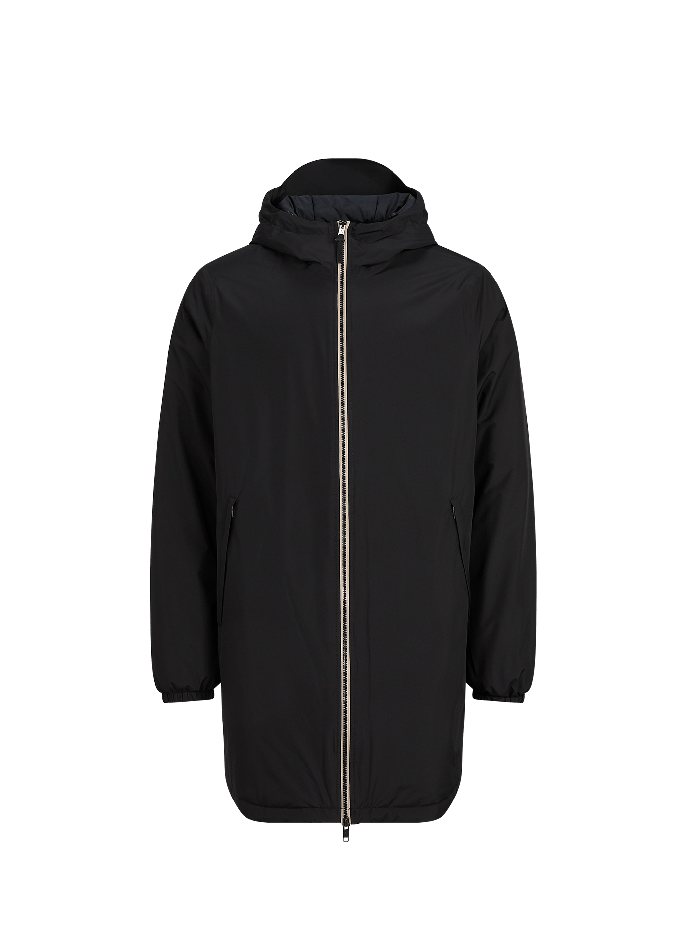 Parka mi-longue à capuche ample AIGLE Noir