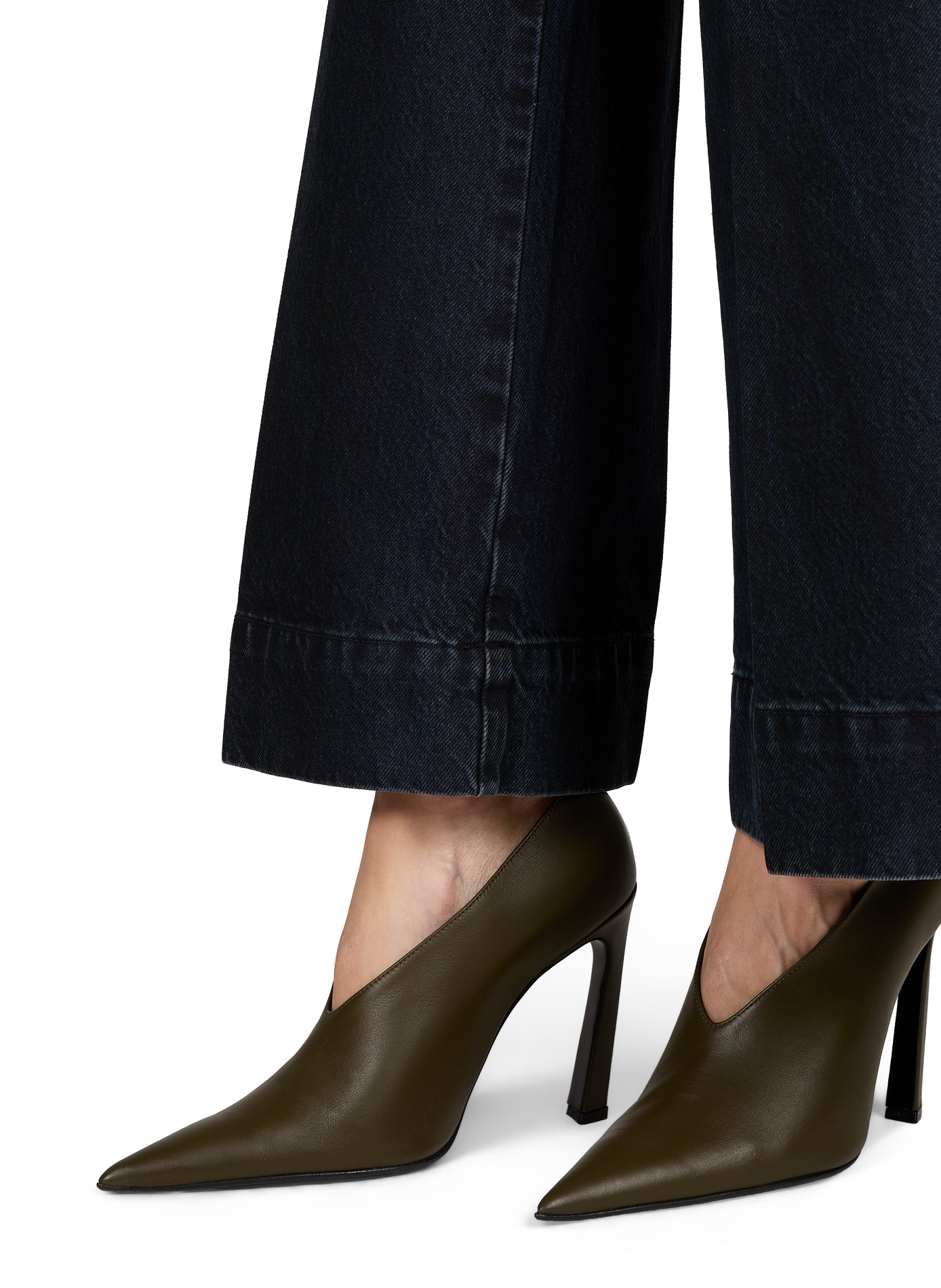 JET 105 leather pumps HAGELSTAM Green