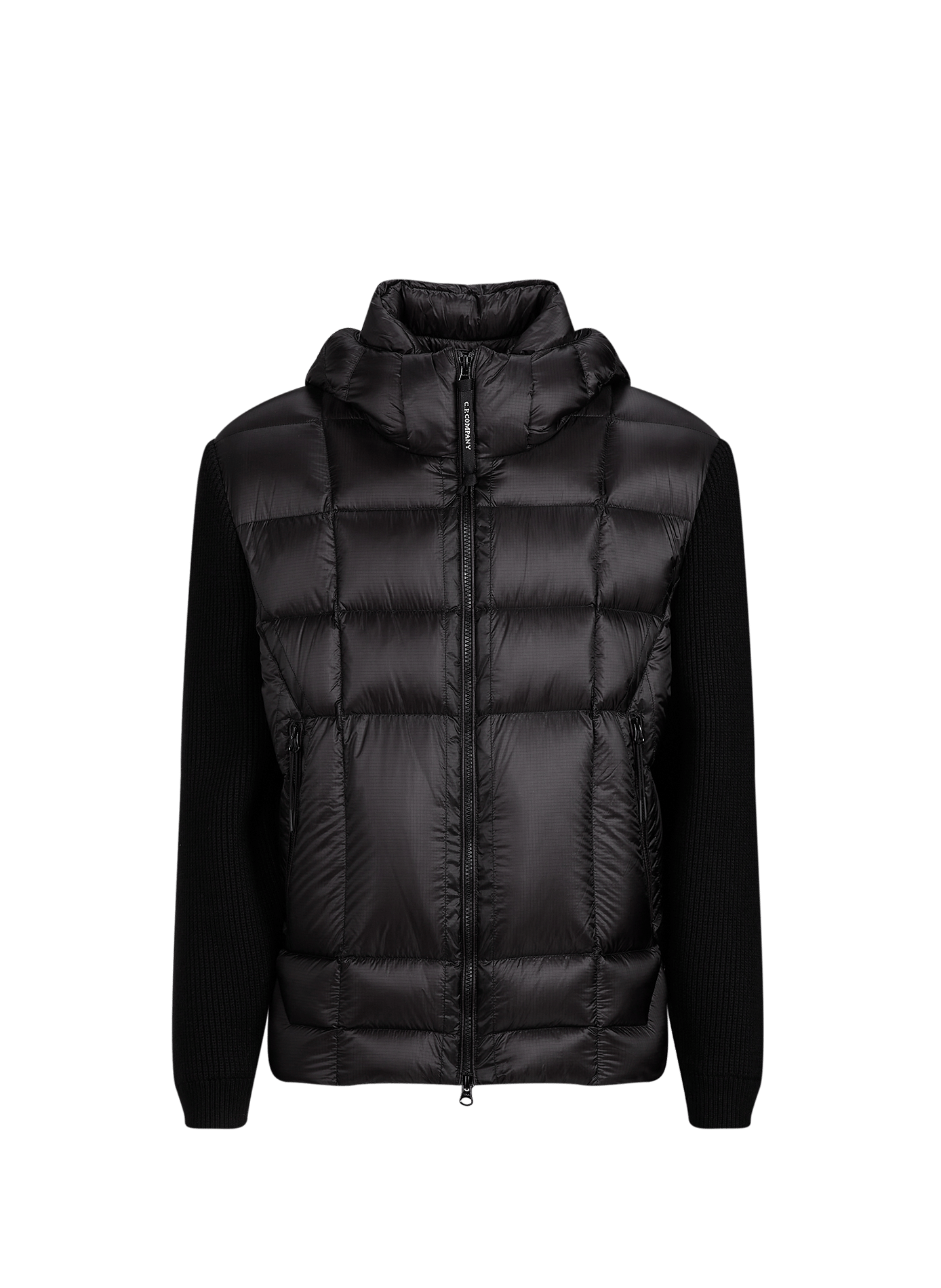 Gewatteerd wollen jack CP COMPANY Zwart