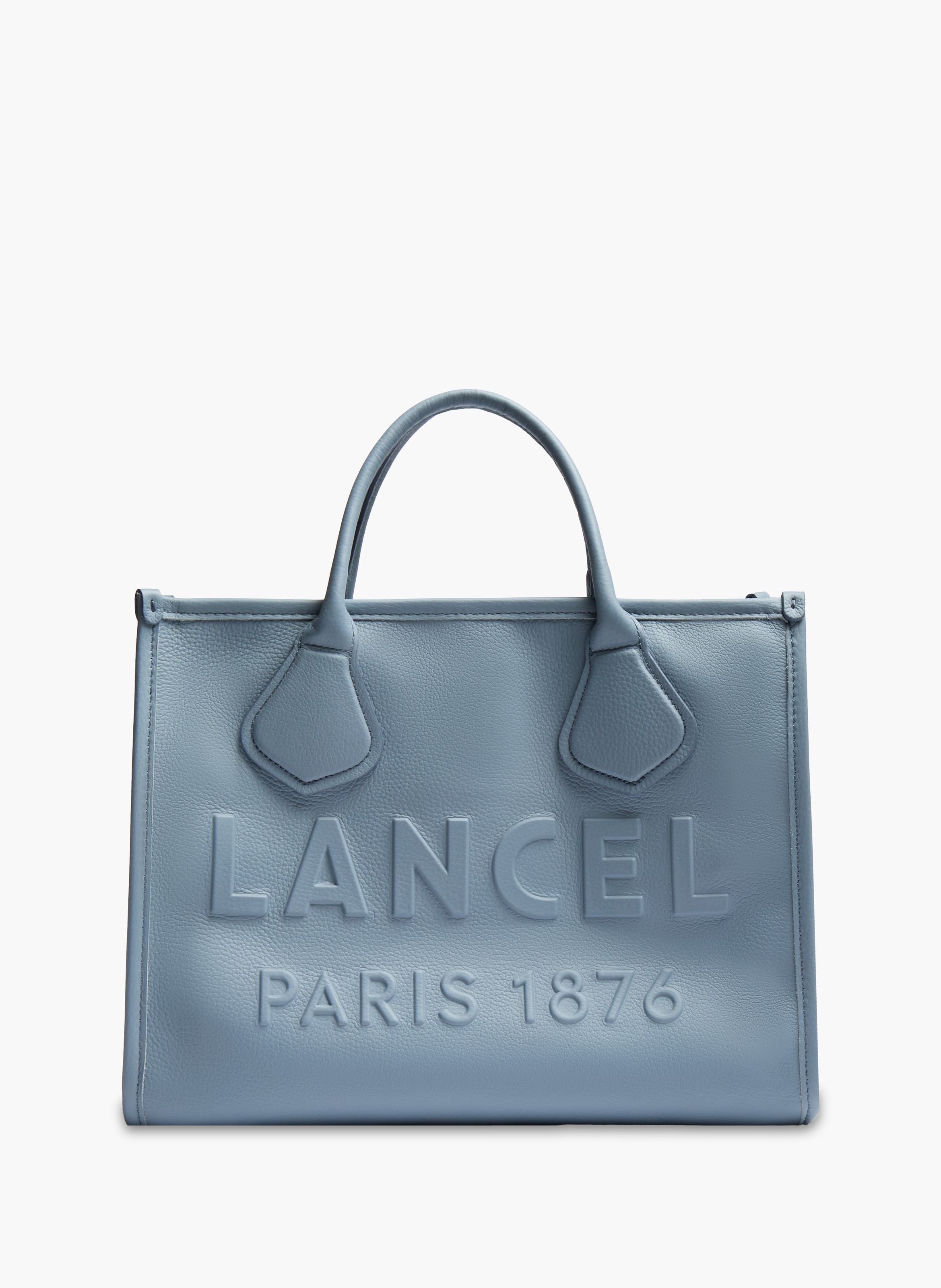Ritstas m jour van Lancel in leer LANCEL Blauw