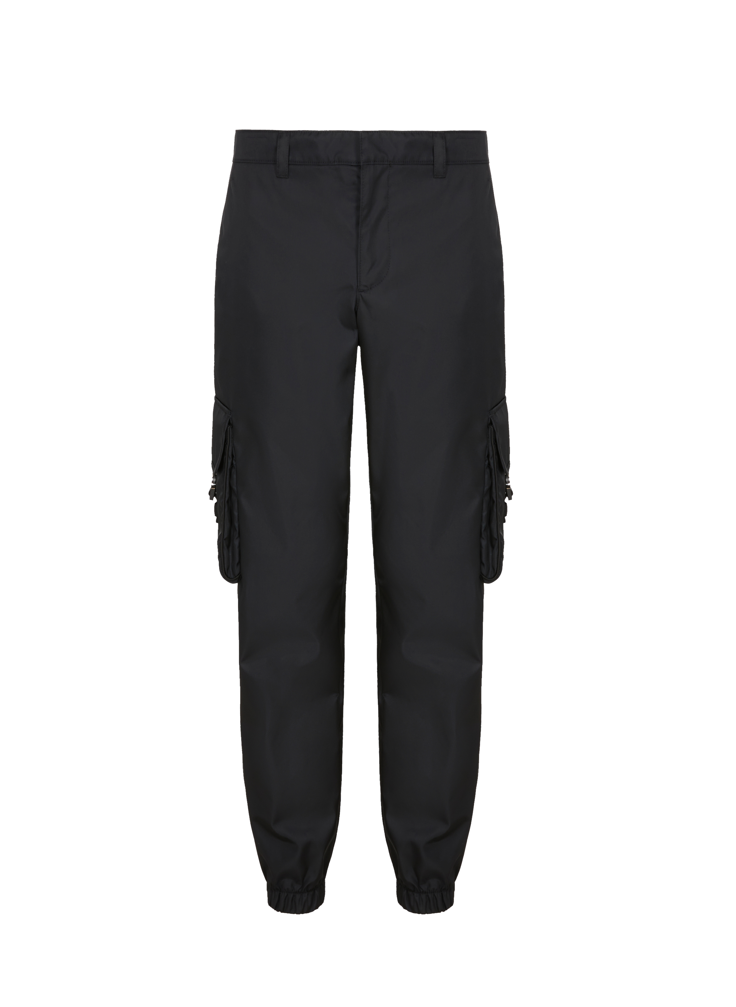 Nylon cargo pants PRADA Black