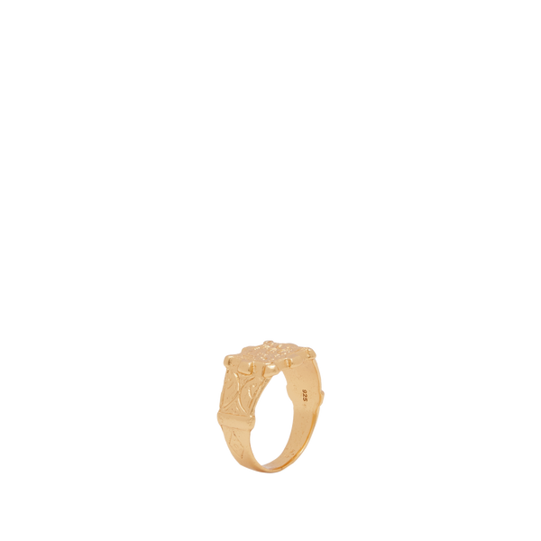 Dear Letterman Gold-plated Snin Ring