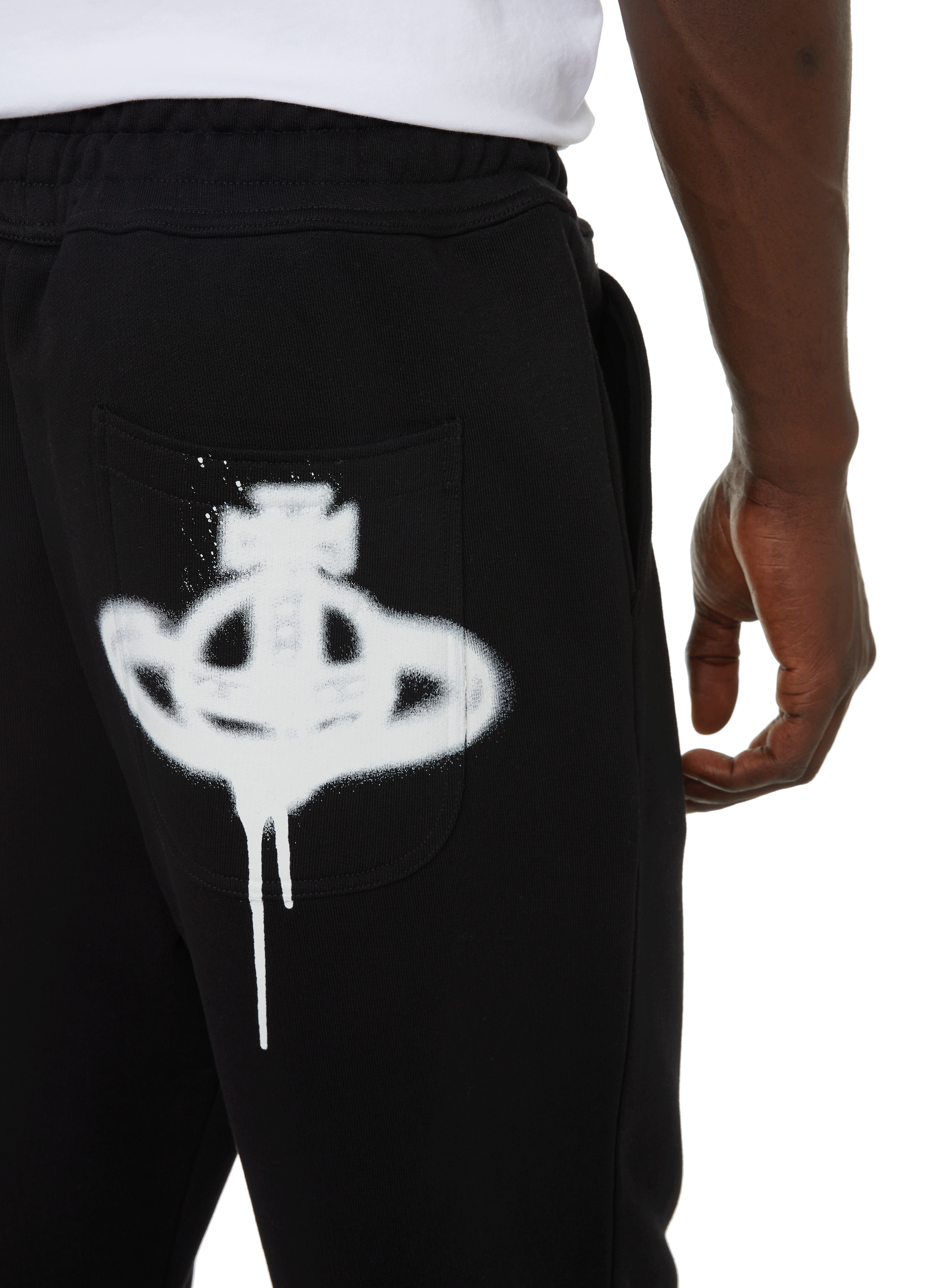 Cotton jersey joggers VIVIENNE WESTWOOD Black