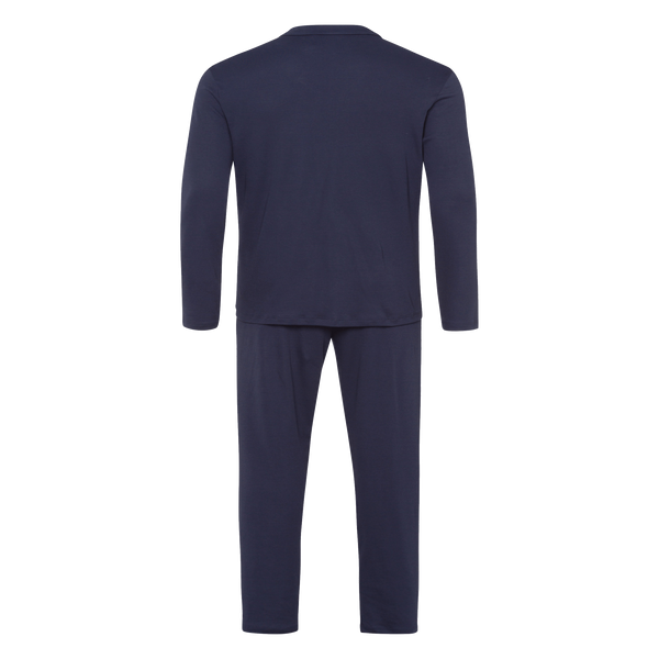Hanro Pyjama Set In Blue