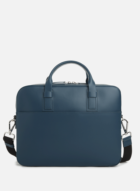 Blue leather briefcase SEASON 1865 