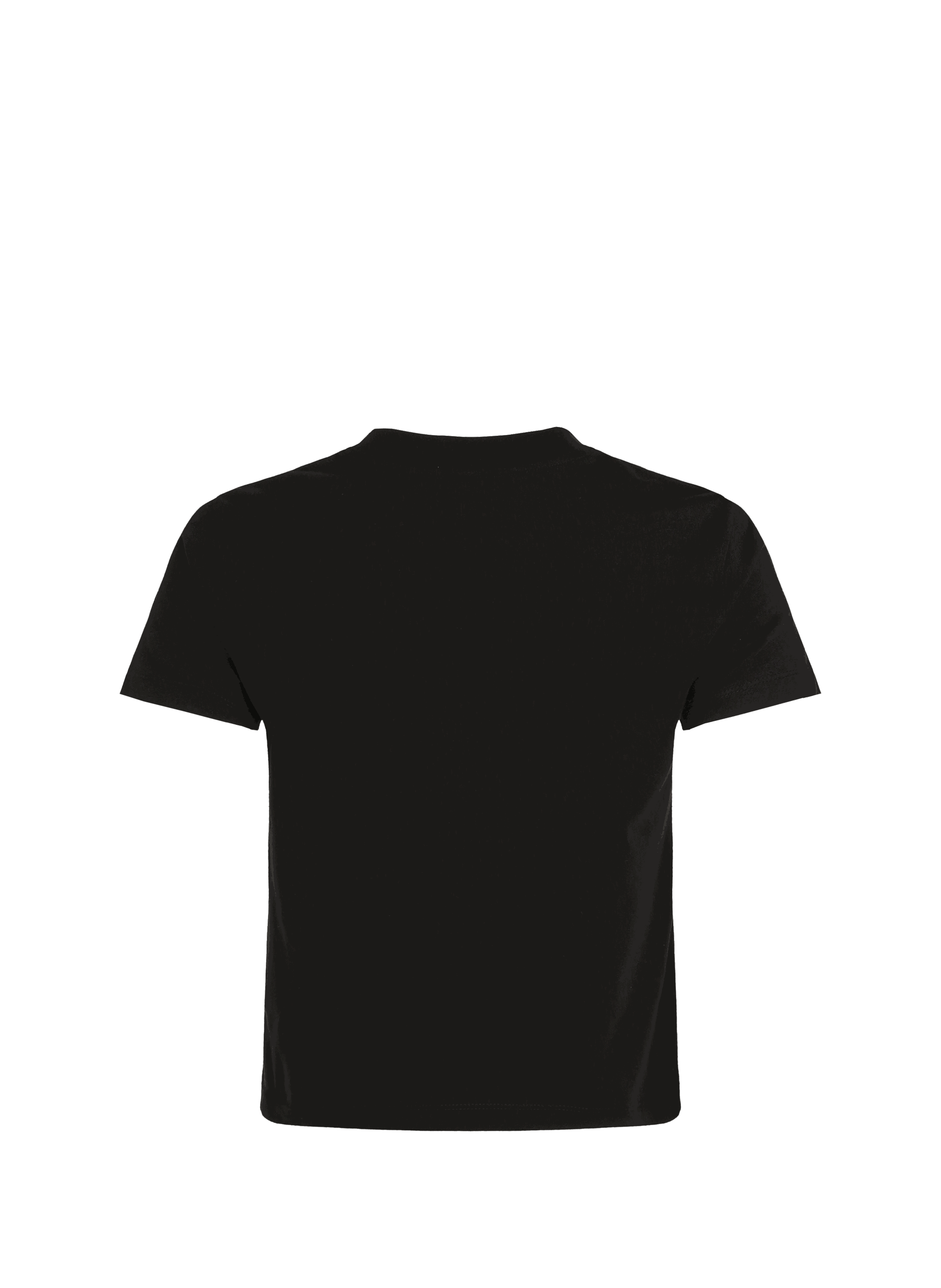 T-shirt brodé en coton  CALVIN KLEIN Noir