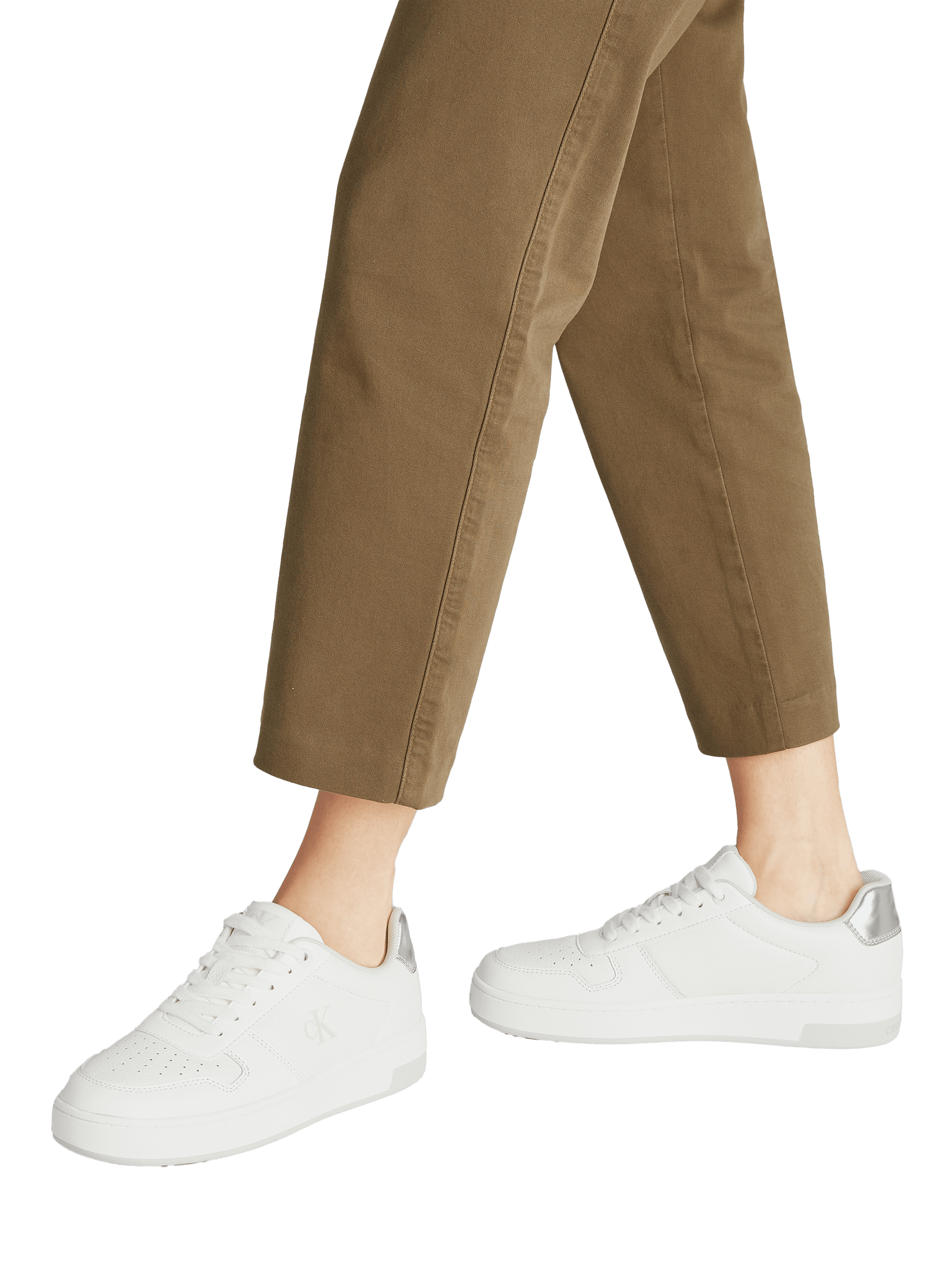 Baskets en cuir CALVIN KLEIN Blanc