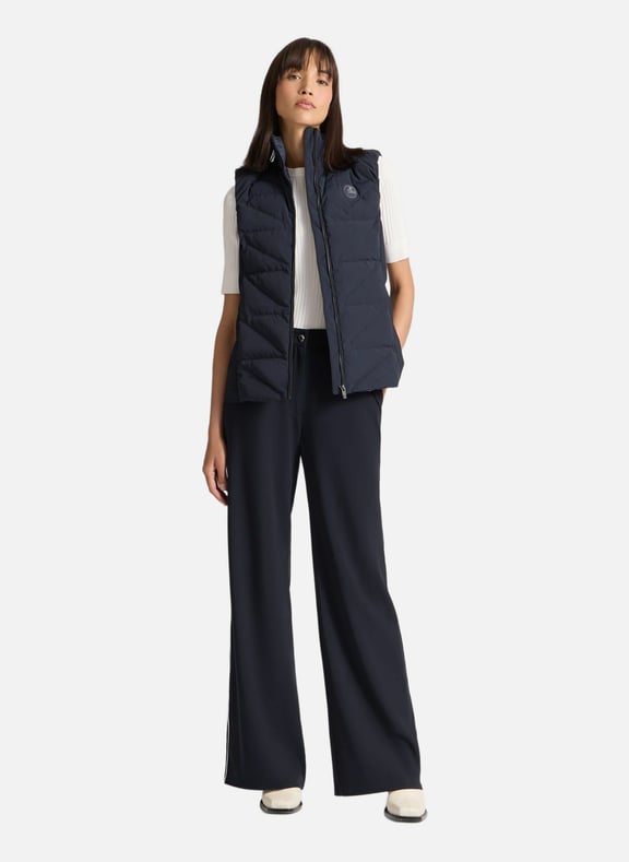 Veste sans manches leila col montant coupe regular Bleu by FUSALP FUSALP Veste sans manches leila col montant coupe regular Bleu