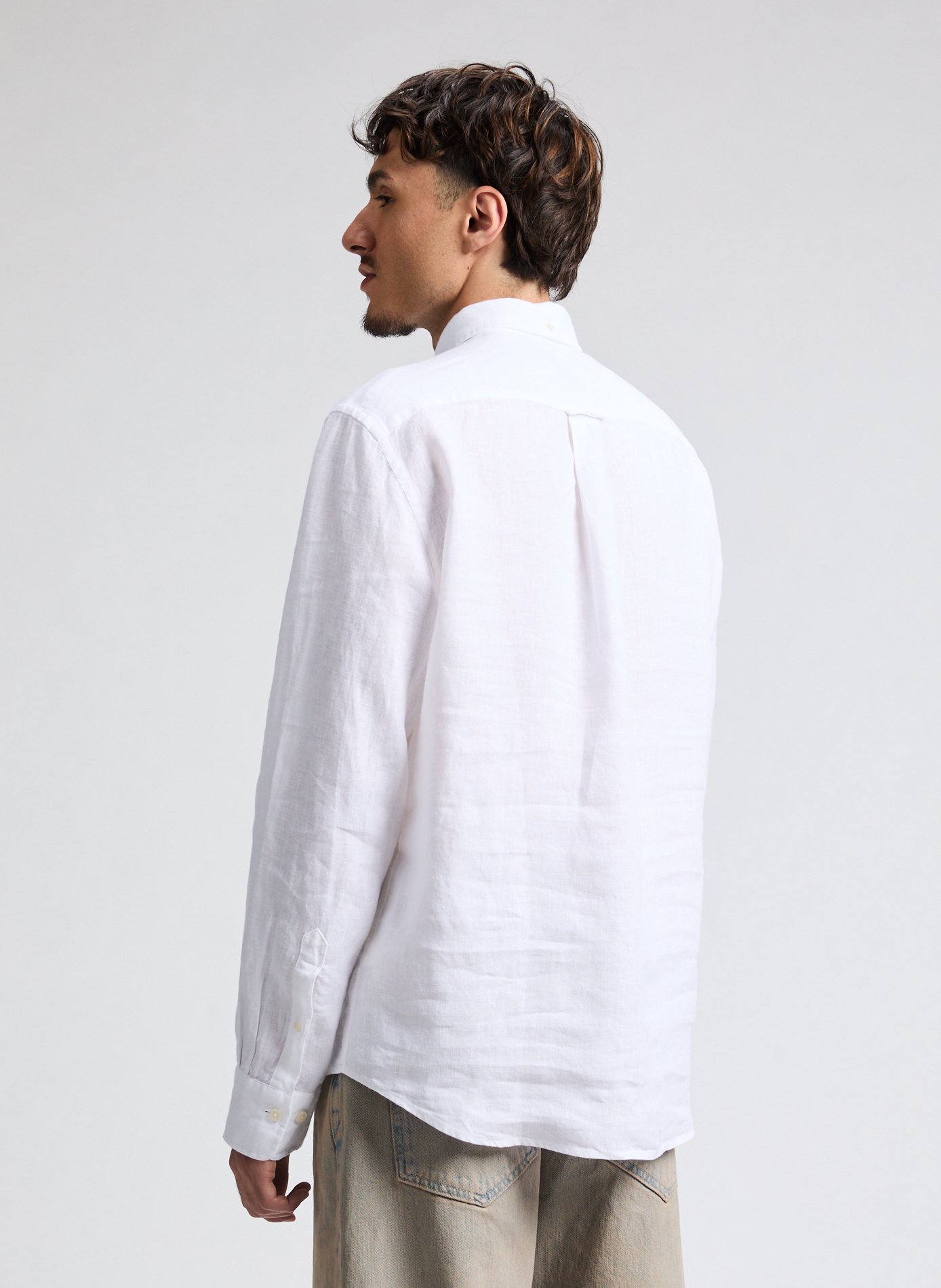 Linen shirt GANT White