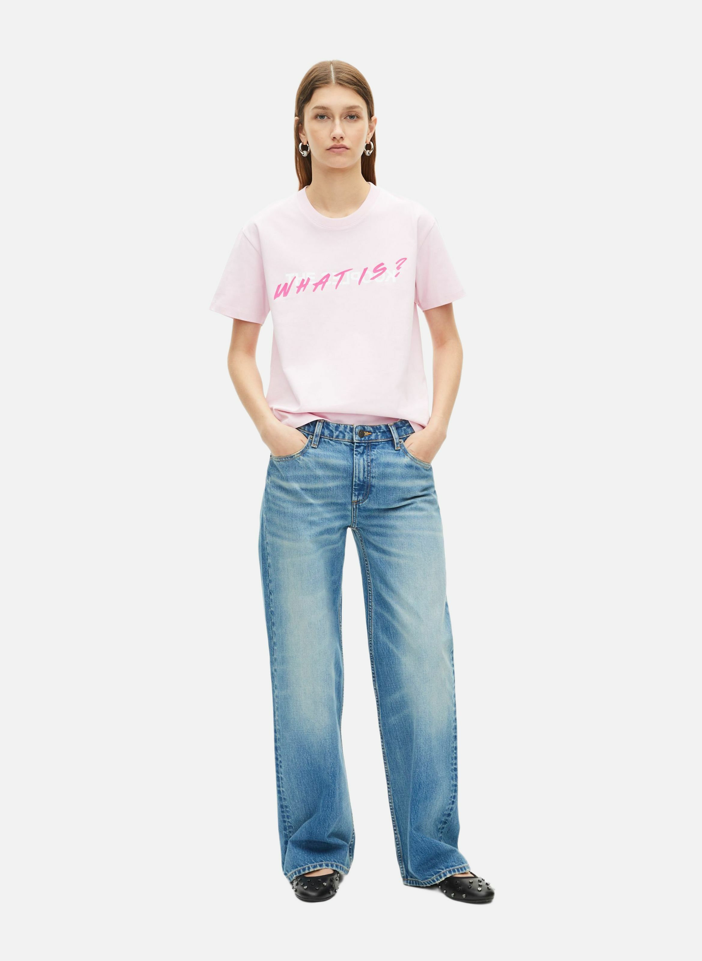 T-shirt en coton What Is THE KOOPLES Rose