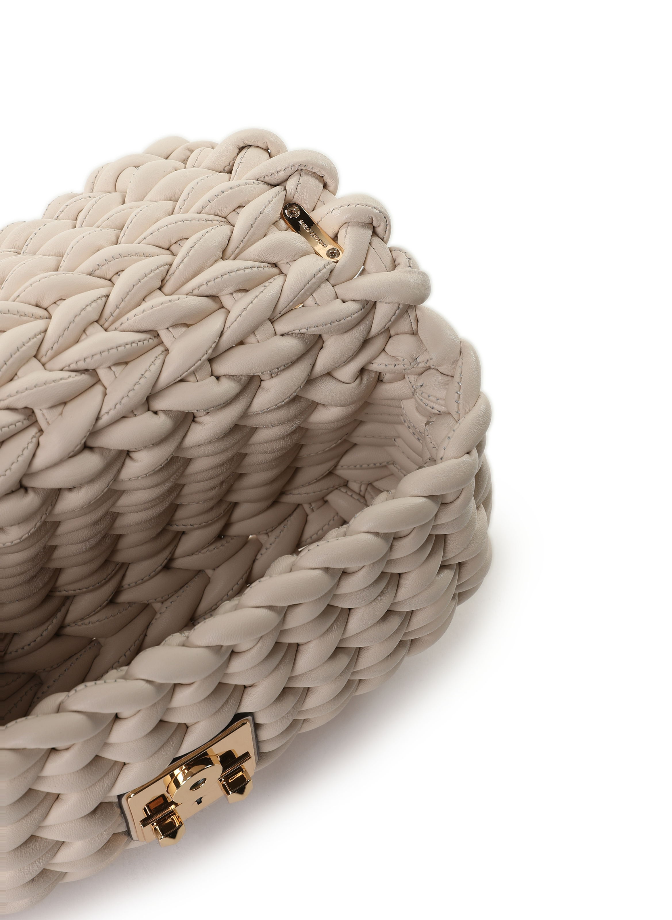 Textured leather handbag  MICHAEL KORS White