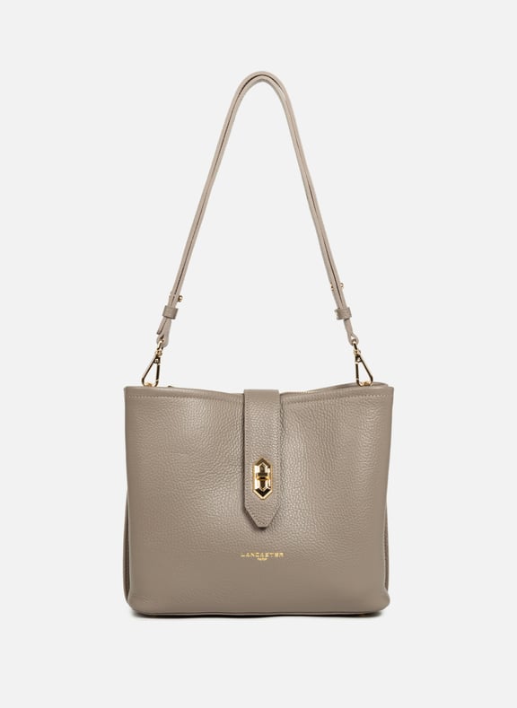 Sac seau - top double Gris by LANCASTER LANCASTER Sac seau - top double Gris