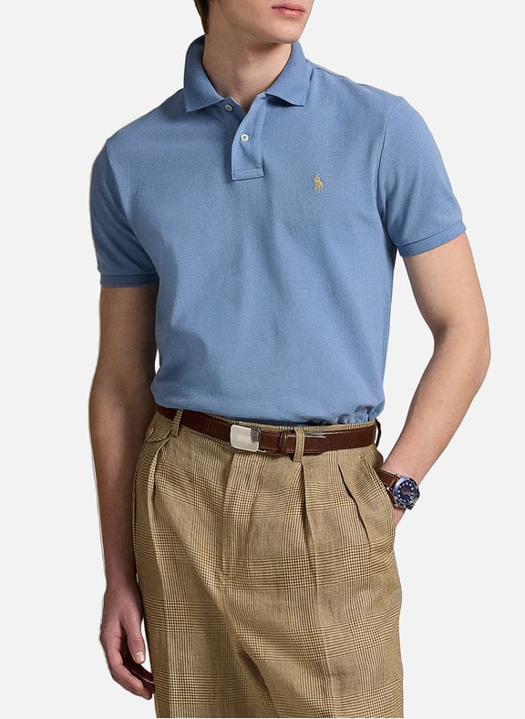 Cotton polo shirt Blue by POLO RALPH LAUREN POLO RALPH LAUREN Cotton polo shirt Blue