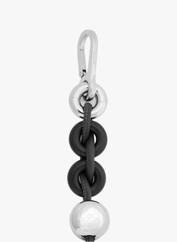 Bandoulière Donut en cuir  | Noir by LOEWE Bandoulière Donut en cuir  Noir