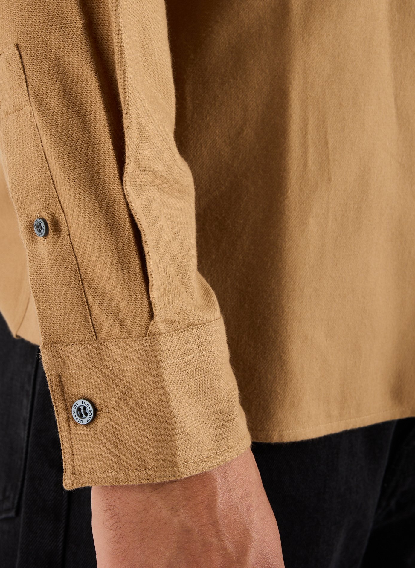  Cotton shirt LYLE & SCOTT Brown